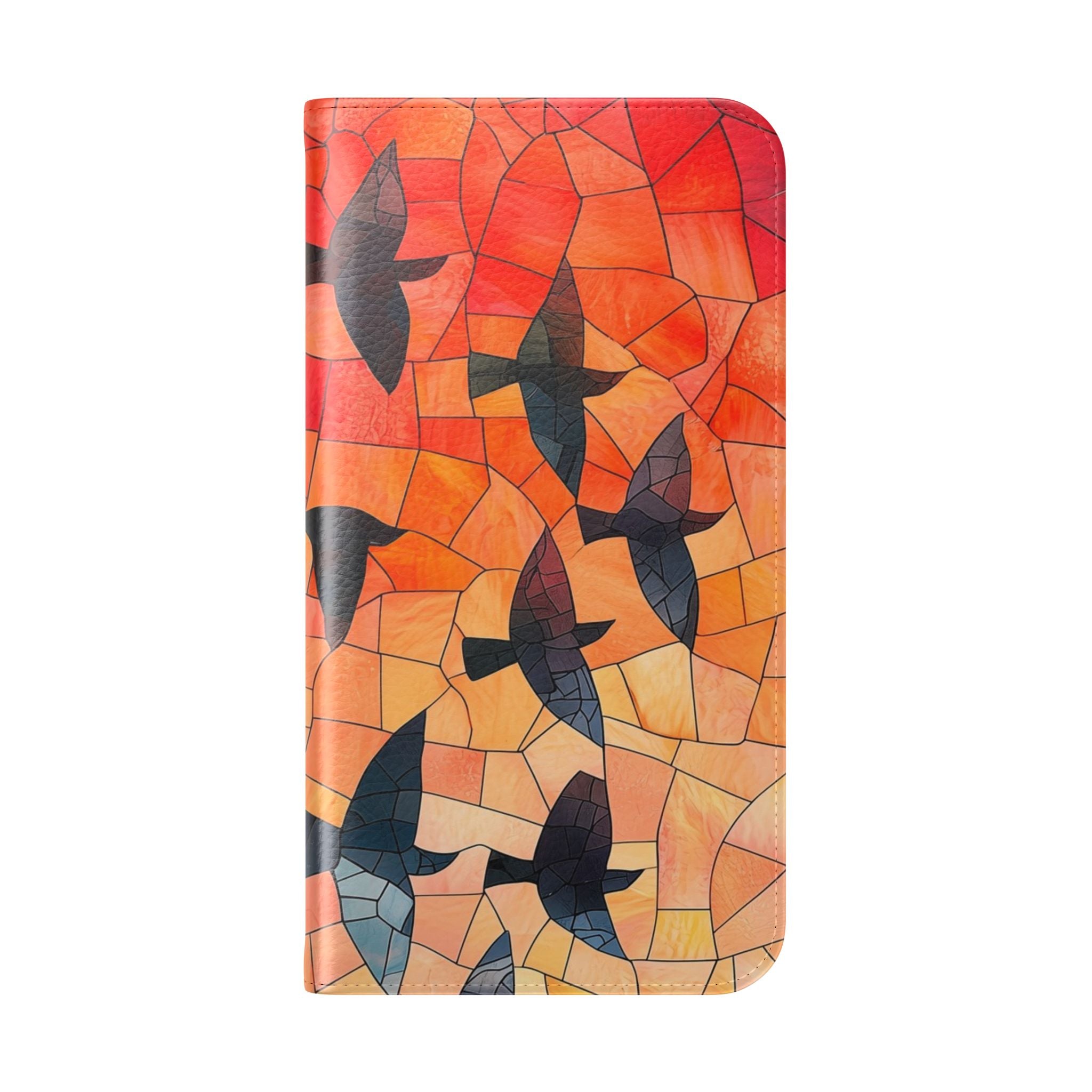 Stained Glass Birds - iPhone 15 Pro Max Case - Wallet
