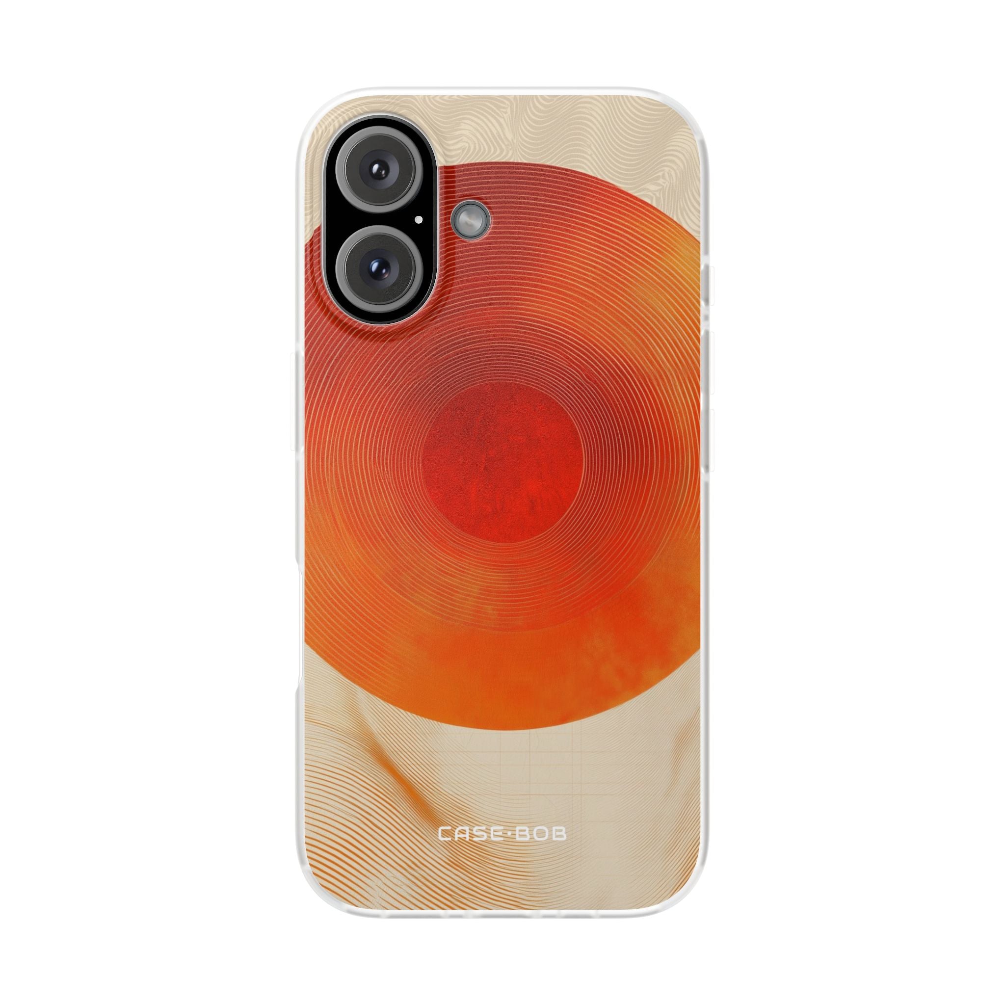 Sunburst Swirl iPhone 16 Case - Soft