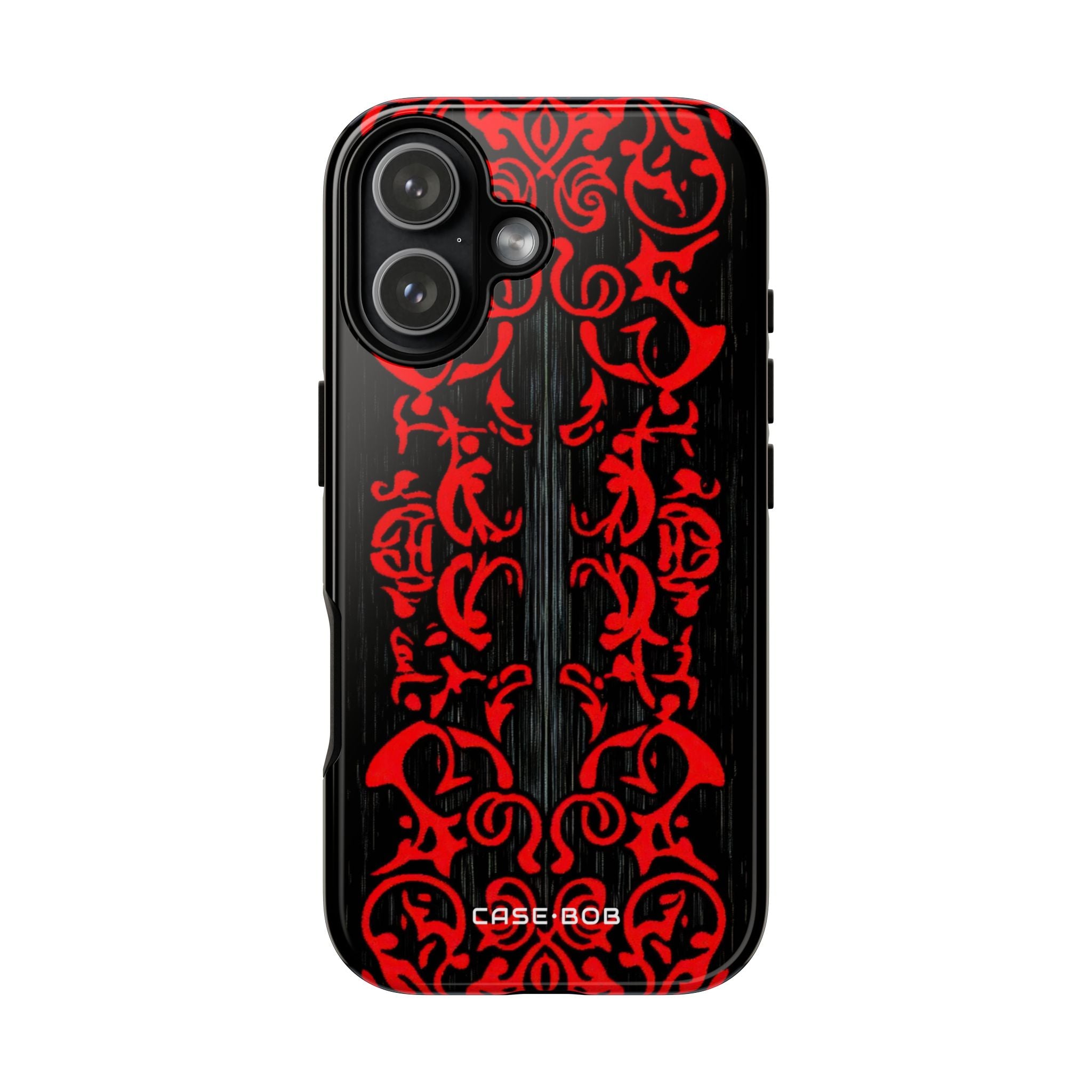 Crimson Spiral iPhone 17 Case - Tough - CASE•BOB
