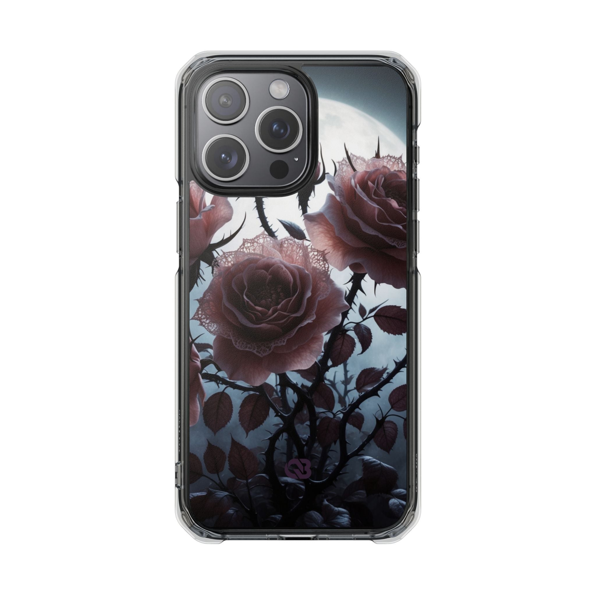 Lunar Lace Petals · Impact Coque de téléphone pour iPhone · Magsafe