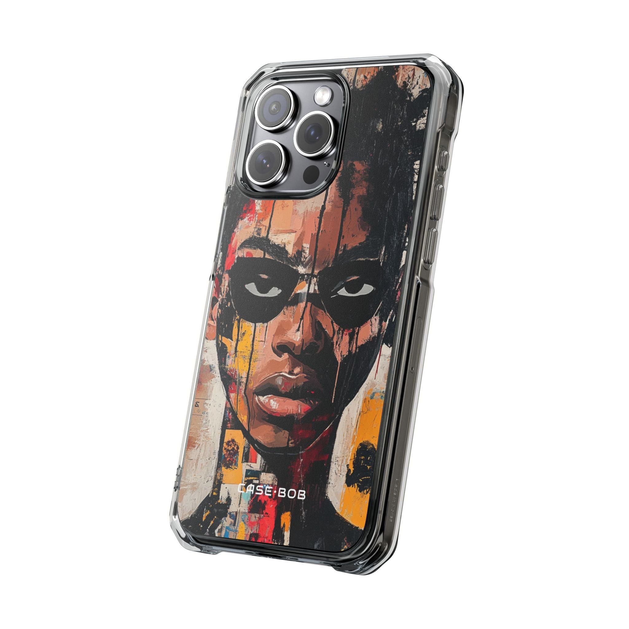 Masked Portrait Drips iPhone 15 Pro Max Case - Impact