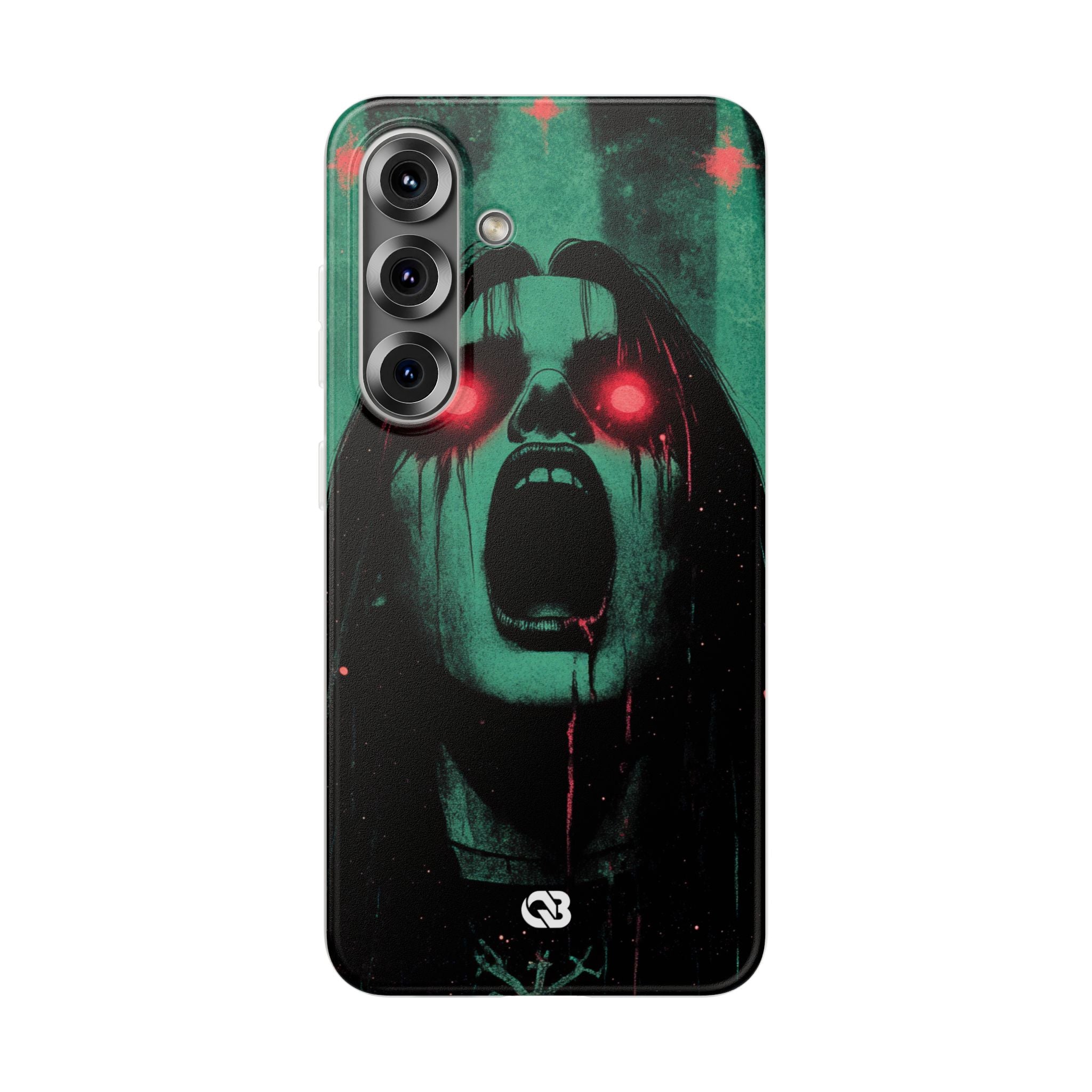 Crimson Emerald Scream · Soft Phone Case for Samsung