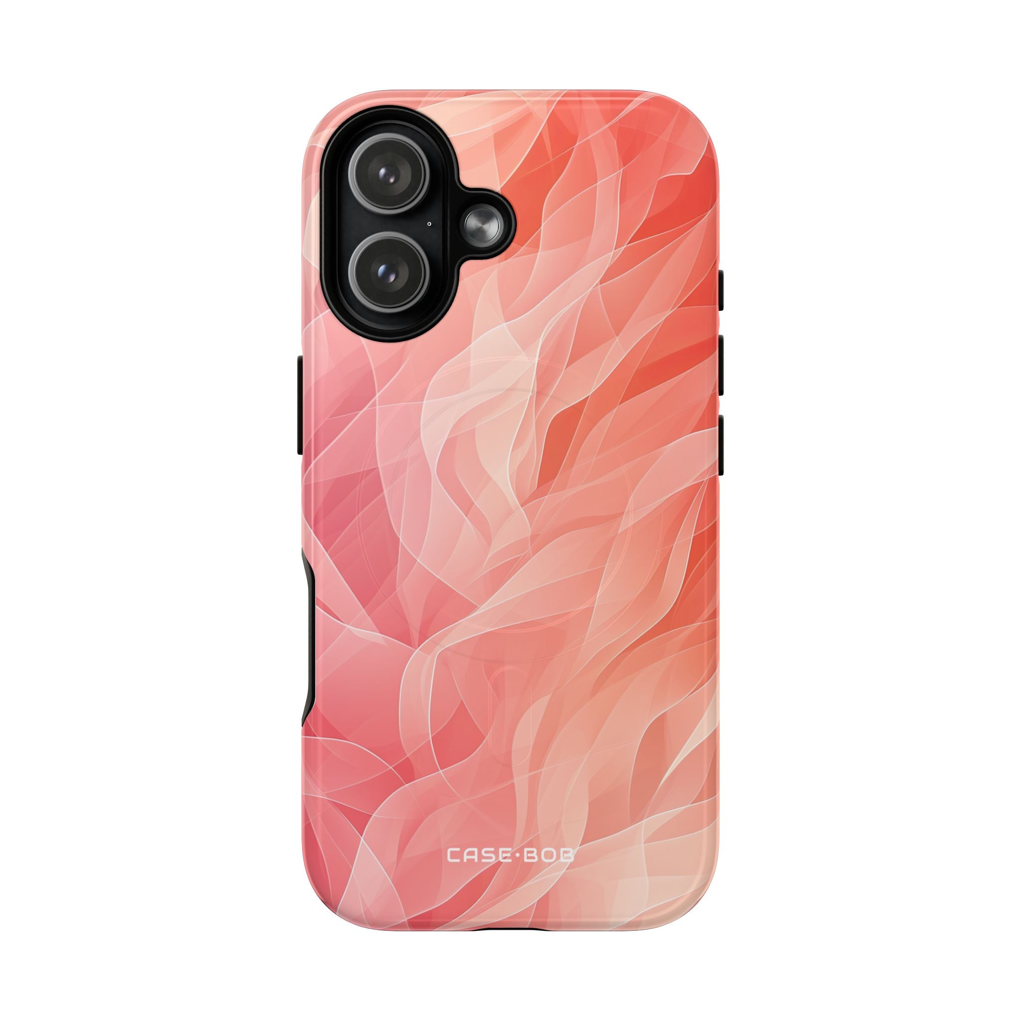 Peach Wave Drift iPhone 17 Case - Tough+ - CASE•BOB