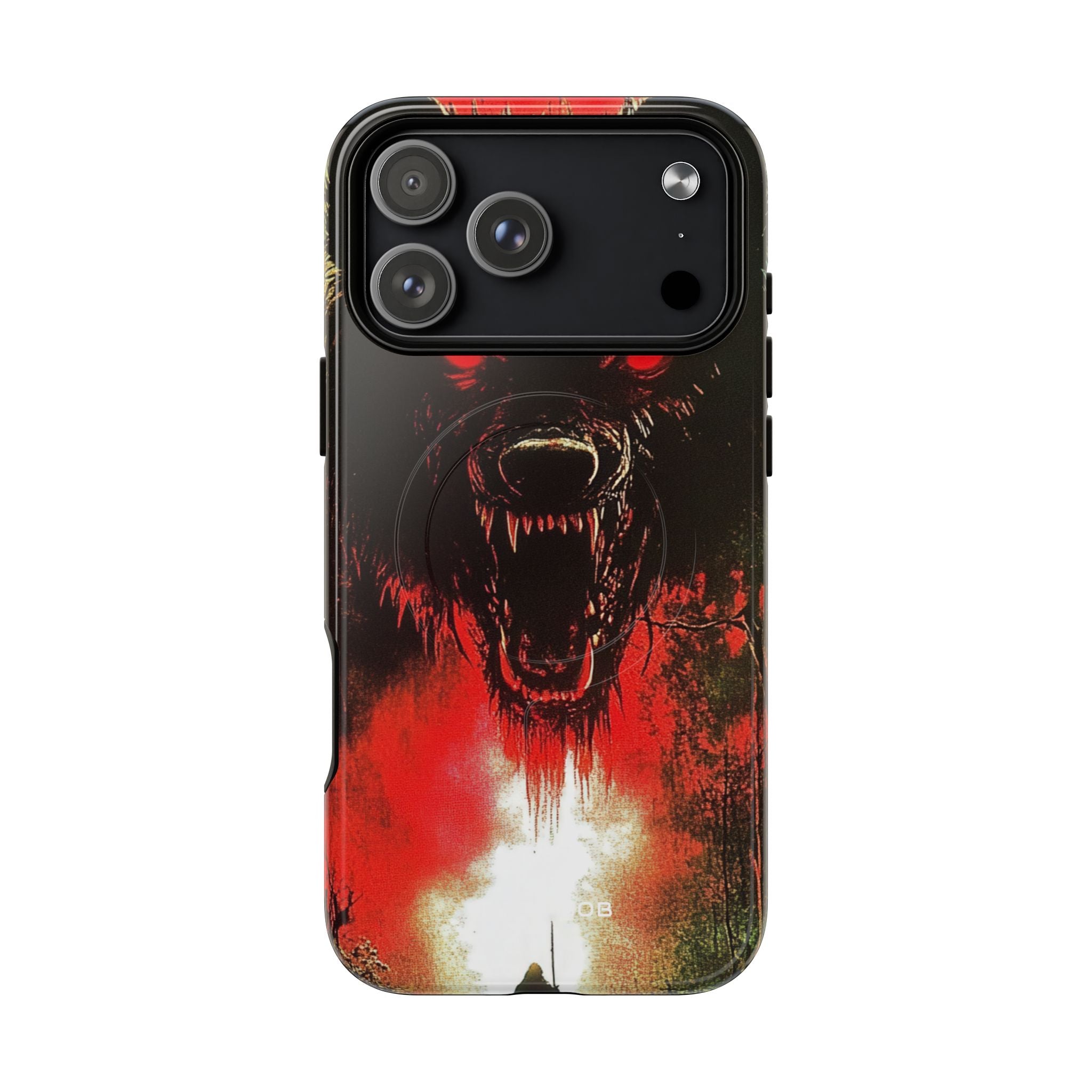 Crimson Wolf iPhone 17 Pro Max Case - Tough+ - CASE•BOB