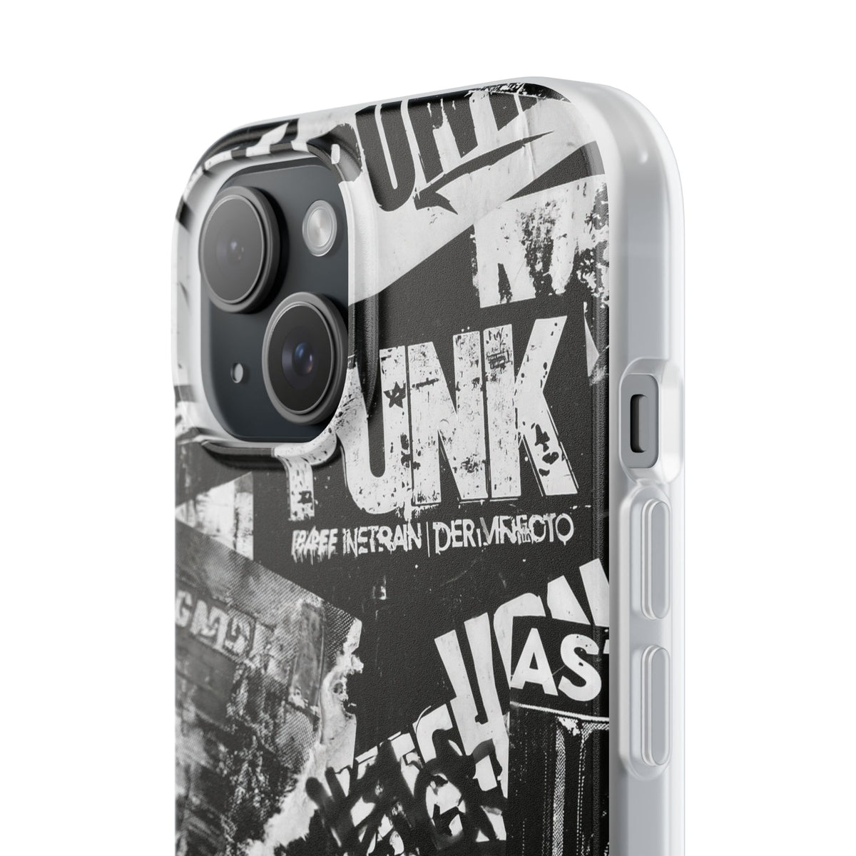 Underground Punk Collage · Lite Phone Case for iPhone · Black
