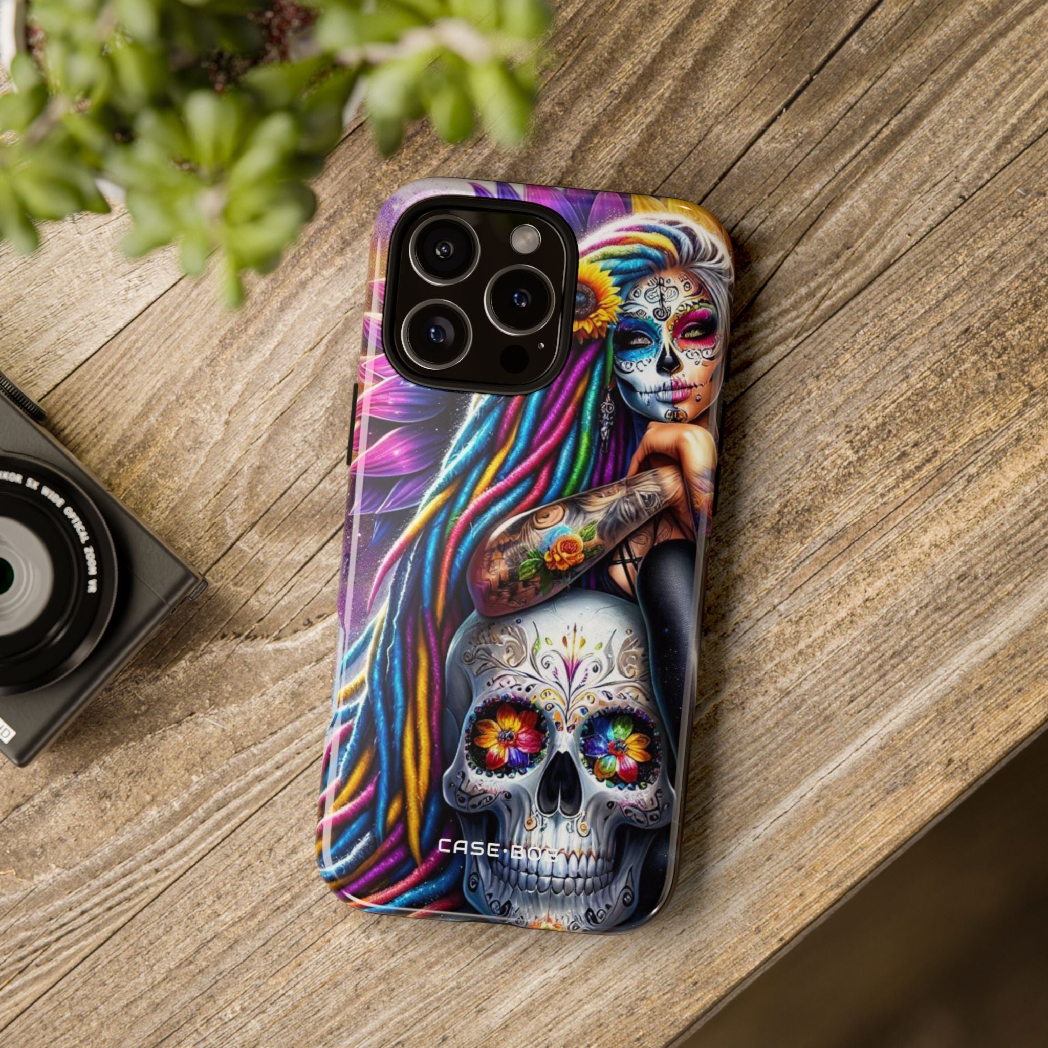 Solros Skull Glow iPhone 16 Pro Max Skal - Tough