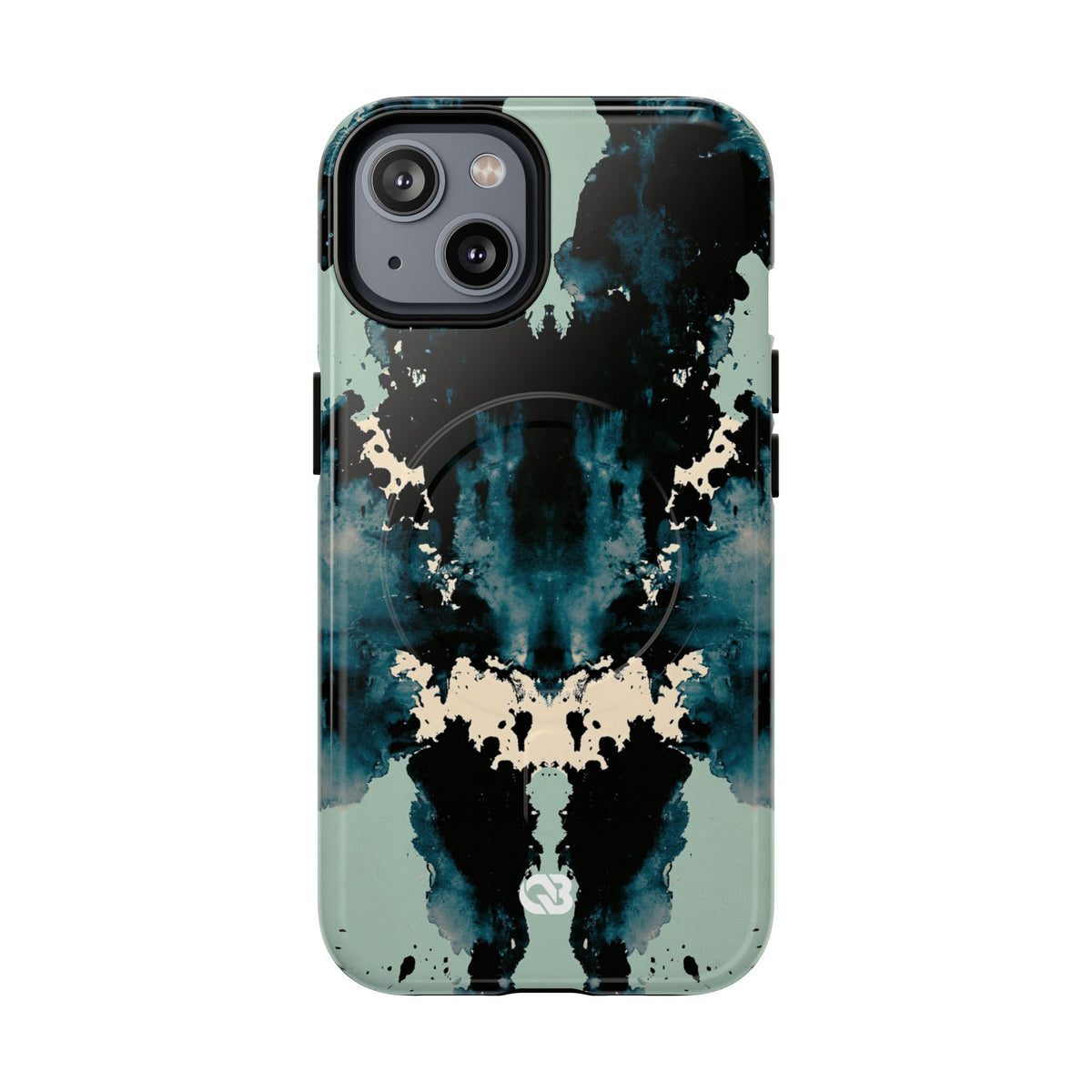 Rorschach Ink Void · Tough 2.0 Magnetic Phone Case for iPhone · Black