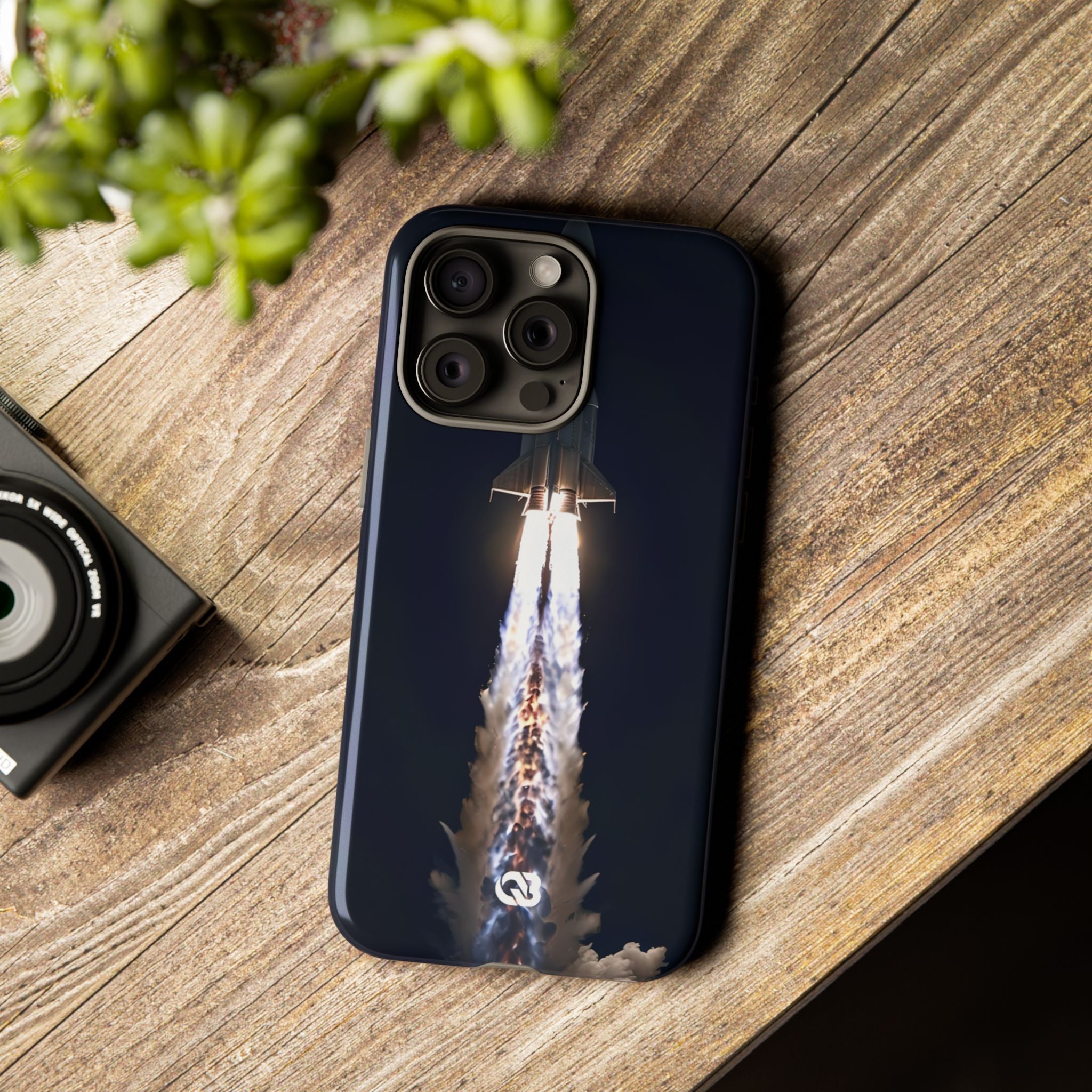 Obsidian Rocket Ascent · Tough Phone Case for iPhone