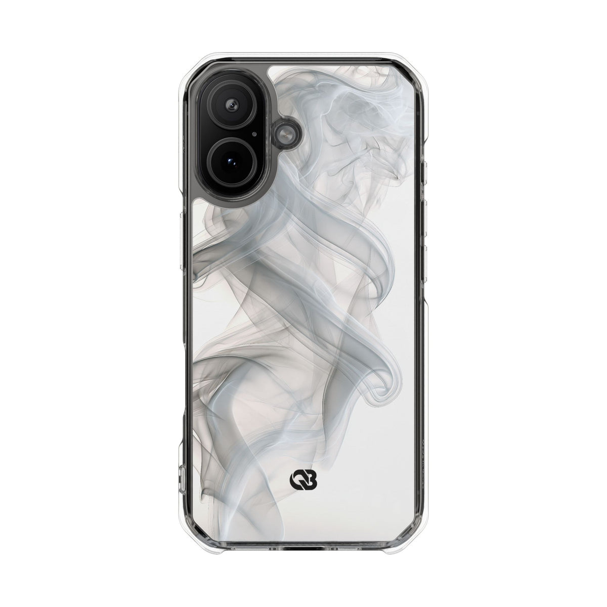 Vapor Noir · Clear Impact Magnetic Phone Case for iPhone · White