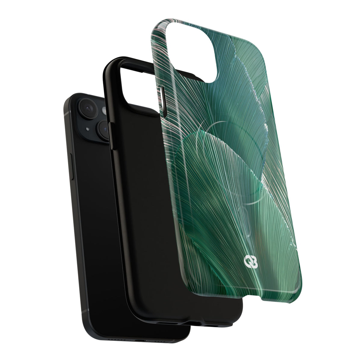 Translucent Fan Palm · Tough 2.0 Magnetic Phone Case for iPhone · Teal