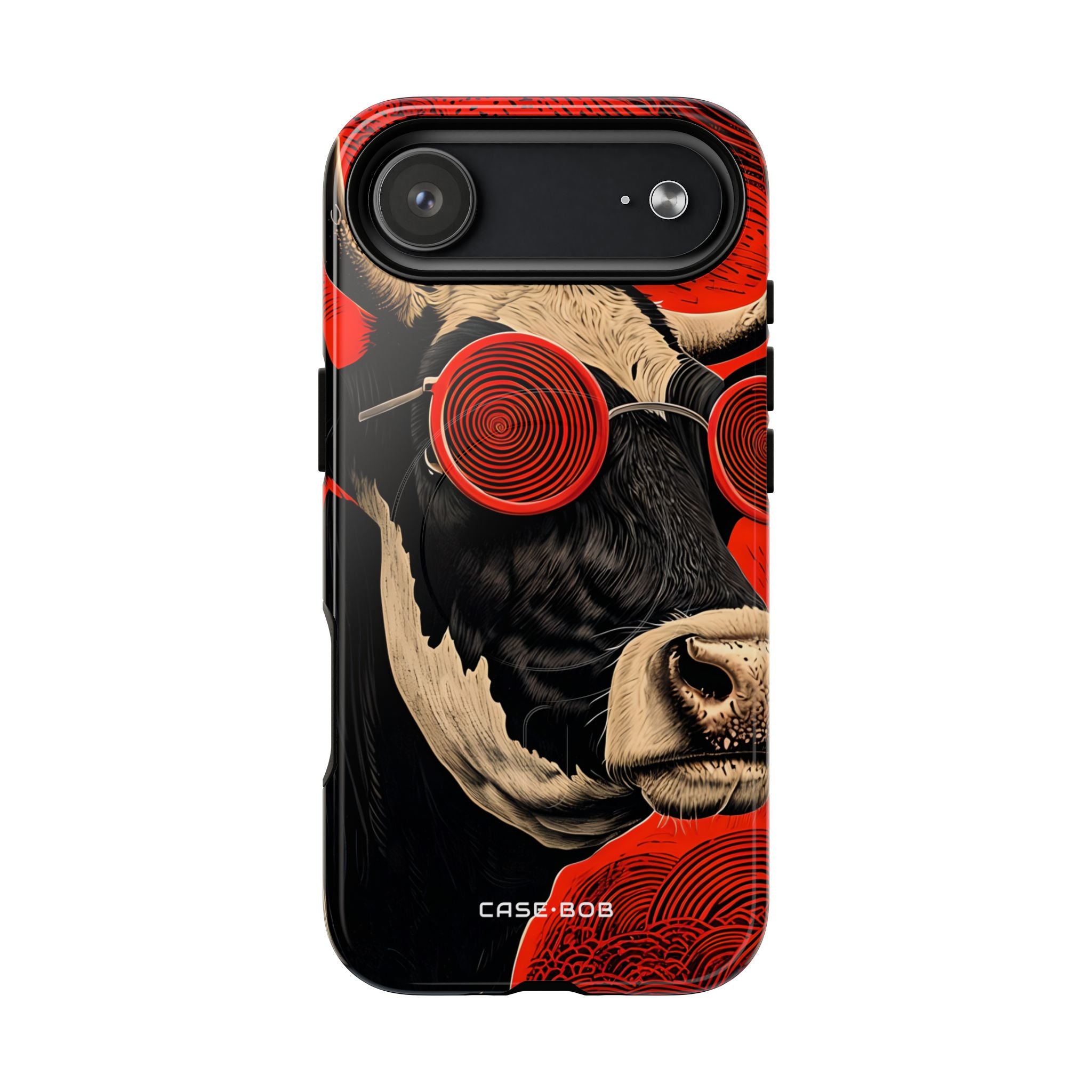 Hypnotic Cow iPhone 17 Air Case - Tough+ - CASE•BOB