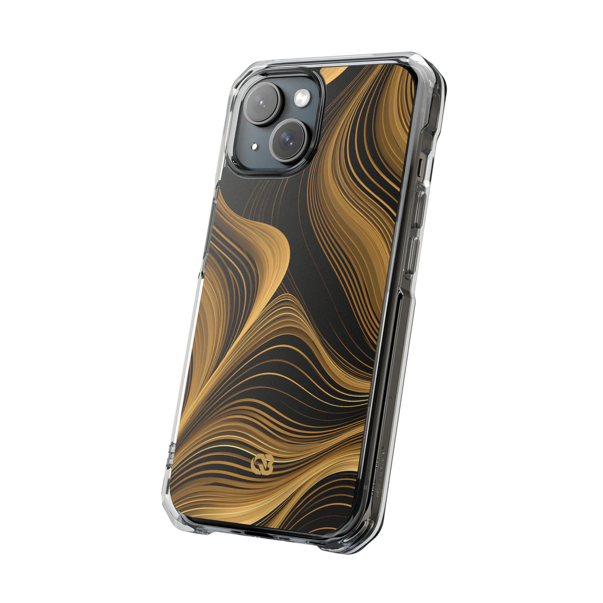 Gold Impact MagSafe Phone Case for iPhone - Molten Copper Strands