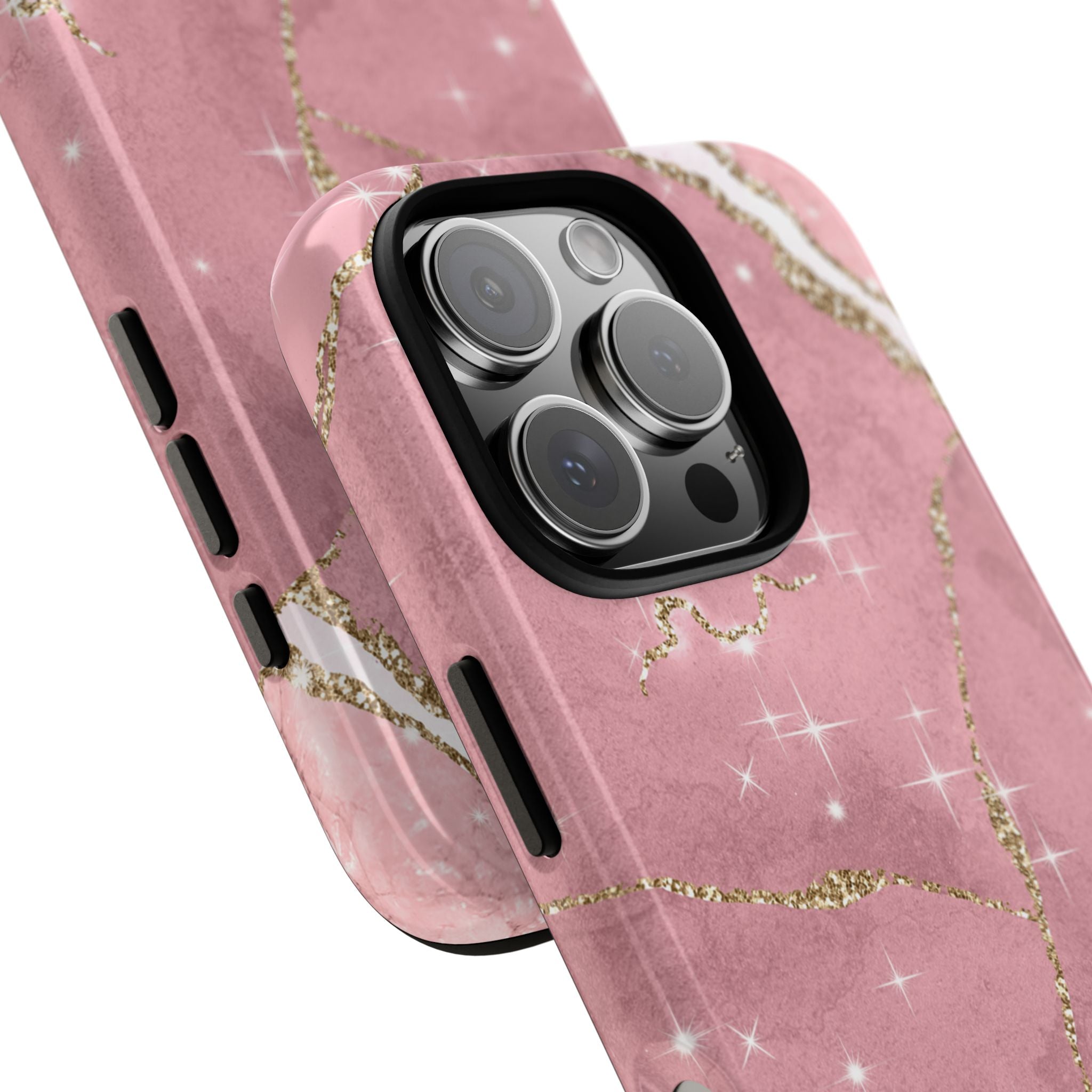 Rose Sparkle Marble · Tough Phone Case for iPhone