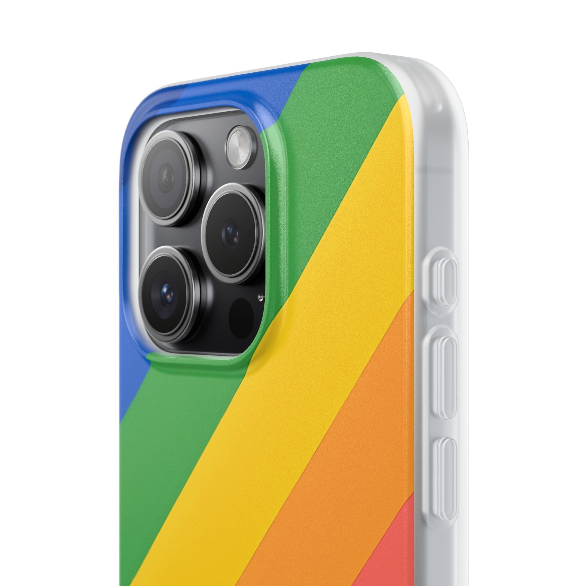 Vibrant Spectrum Slope · Soft Phone Case for iPhone