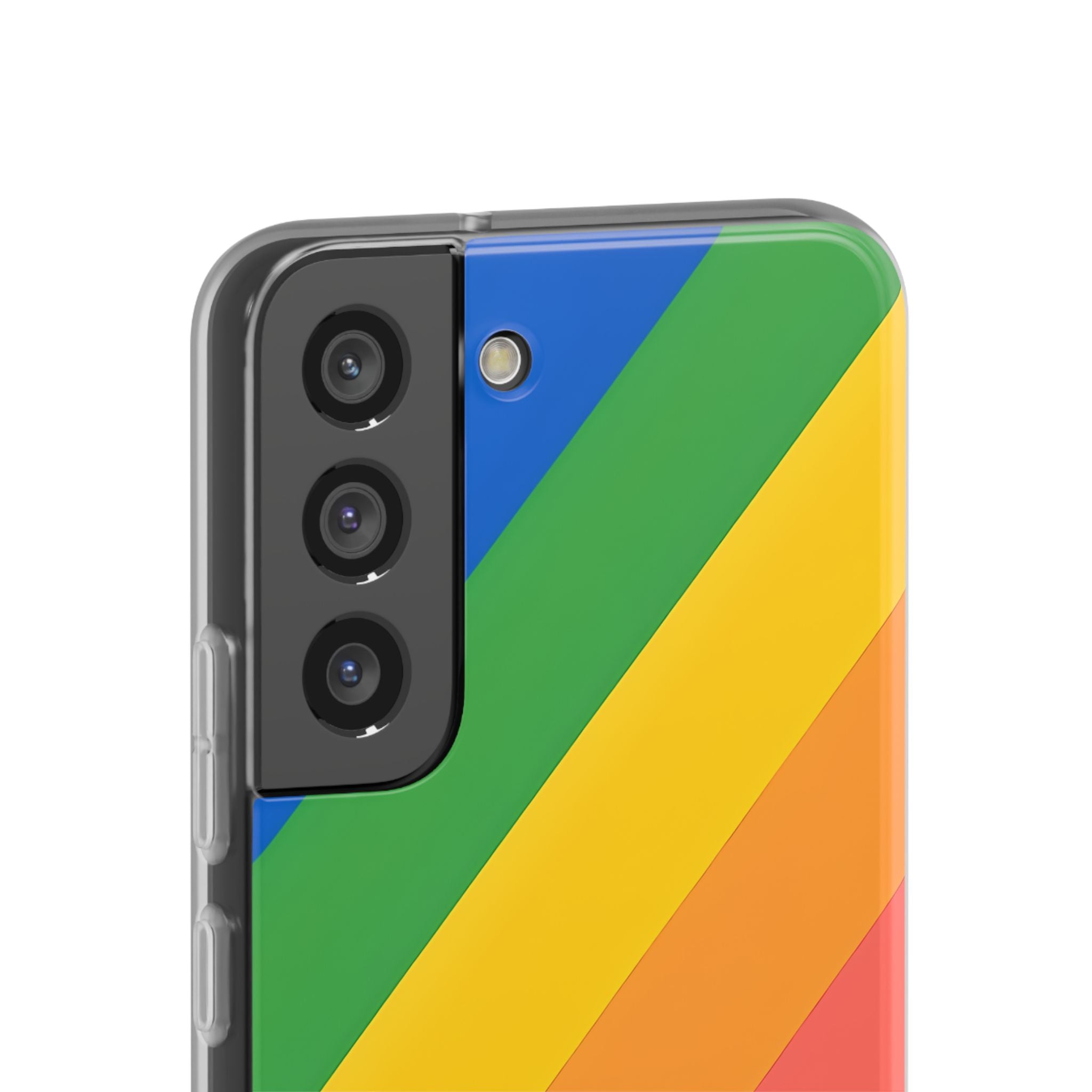 Vibrant Spectrum Slope · Soft Phone Case for Samsung