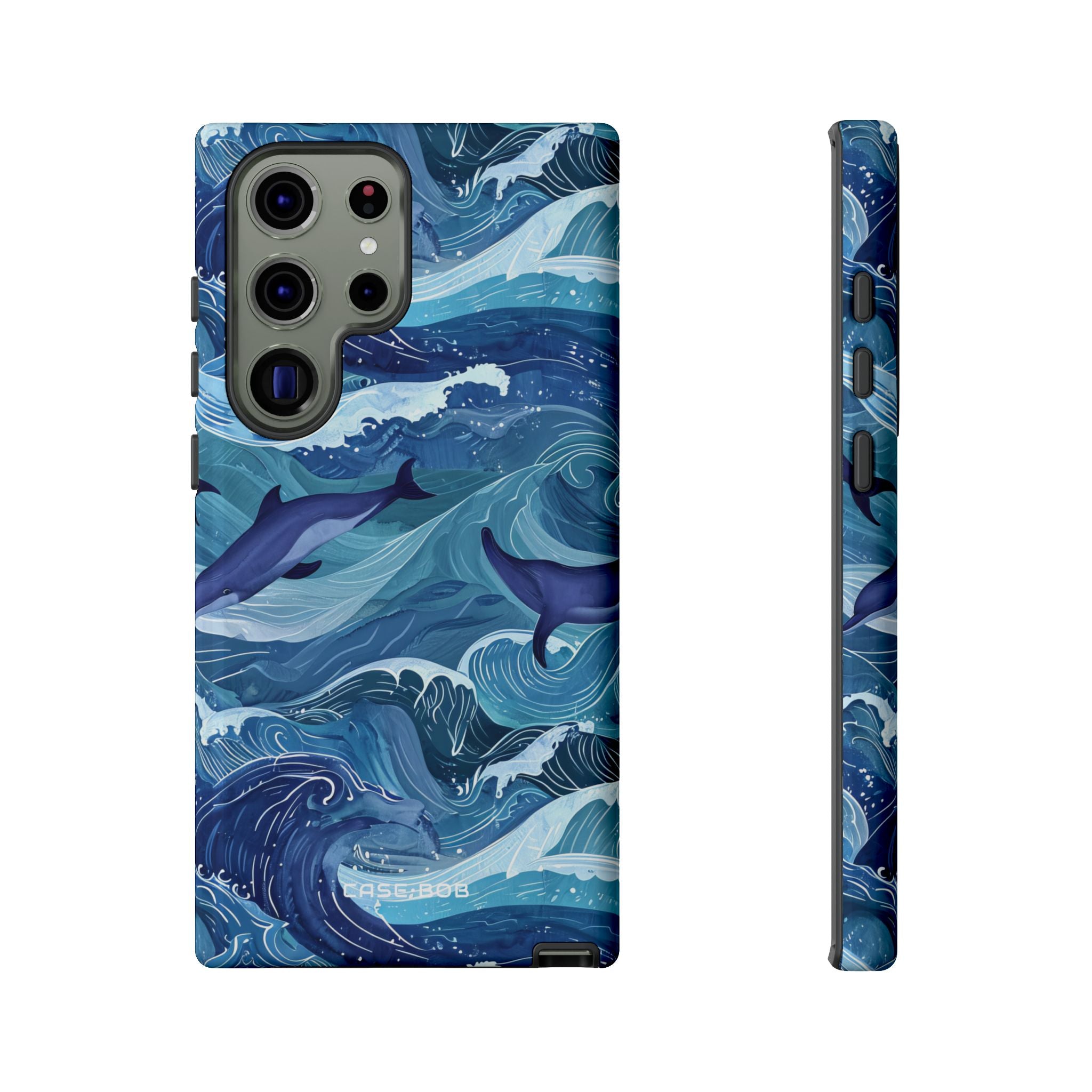 Dolphin Waves Samsung S23 Ultra Case - Tough