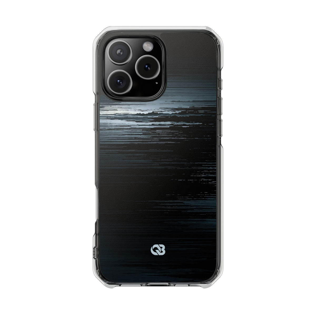 Orbital Horizon · Clear Impact Magnetic Phone Case for iPhone · Black