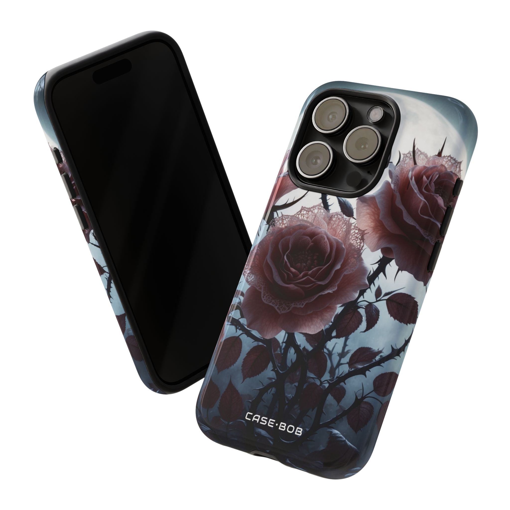 Leuchtende Rosen Dornen iPhone 15 Pro Case - Tough