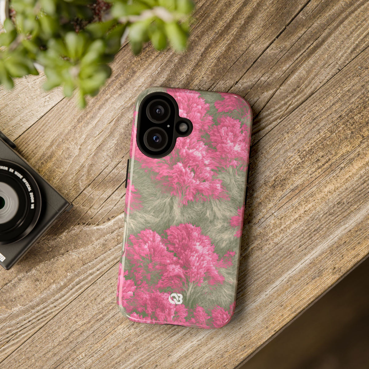 Digital Blossom · Tough Phone Case for iPhone · Pink