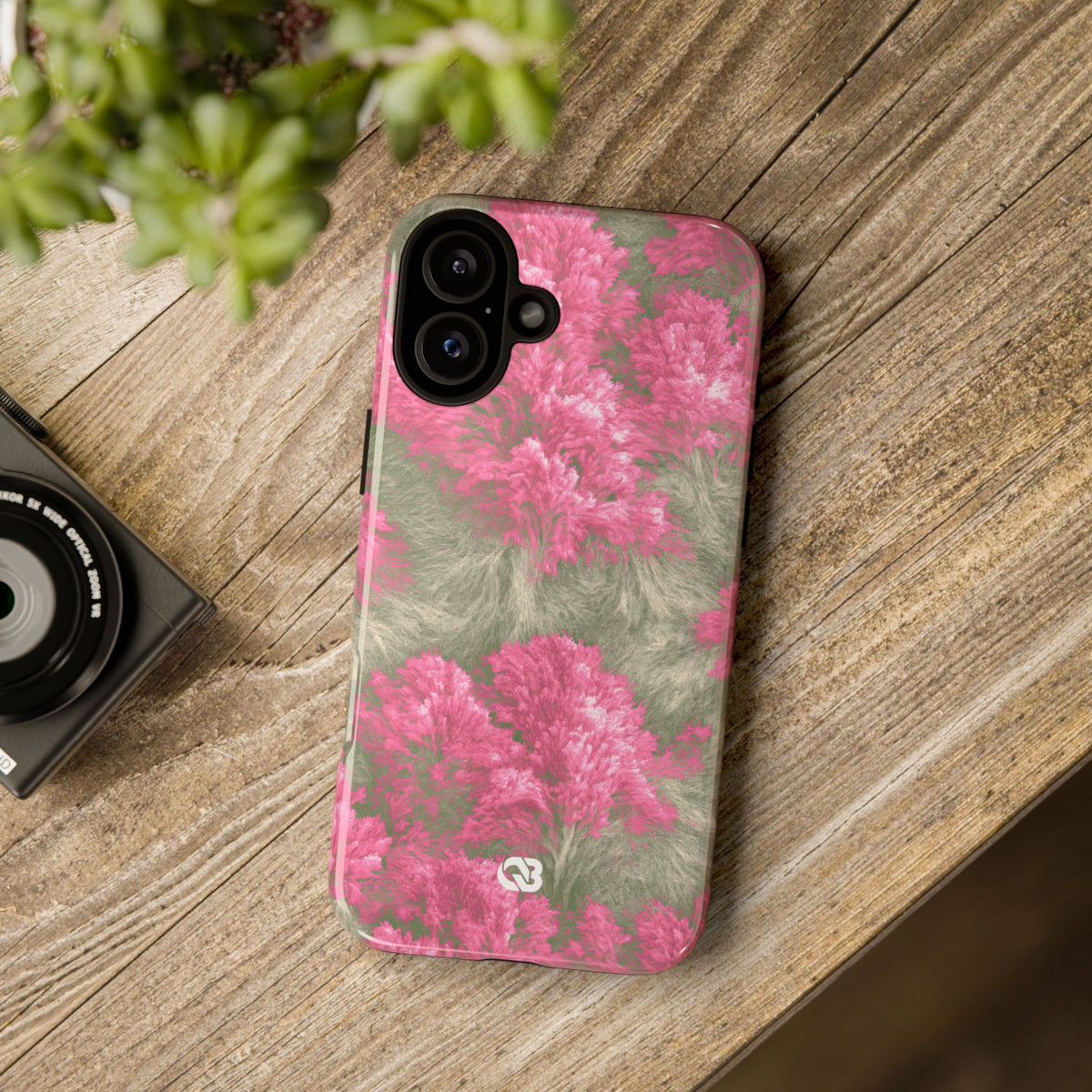 Digital Blossom · Tough Phone Case for iPhone · Pink
