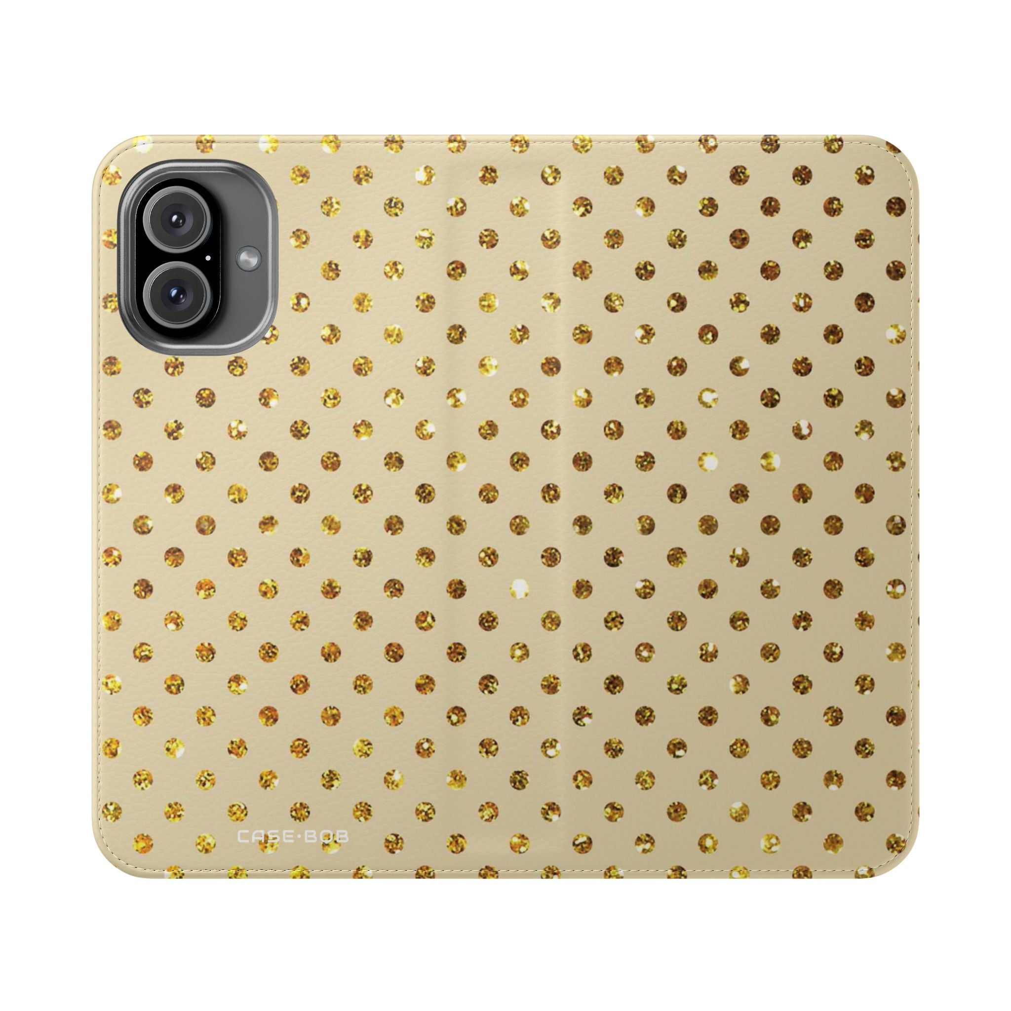 Golden Sparkle - iPhone 16 Plus Case - Wallet