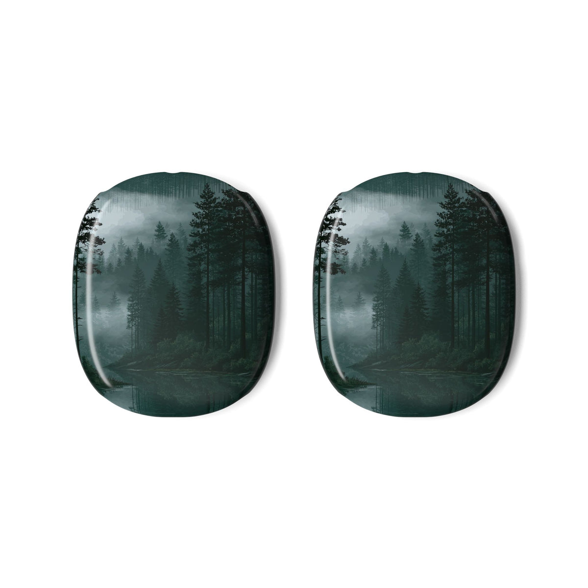 Misty Pine Reflections · Hard Case for AirPods Max · Green