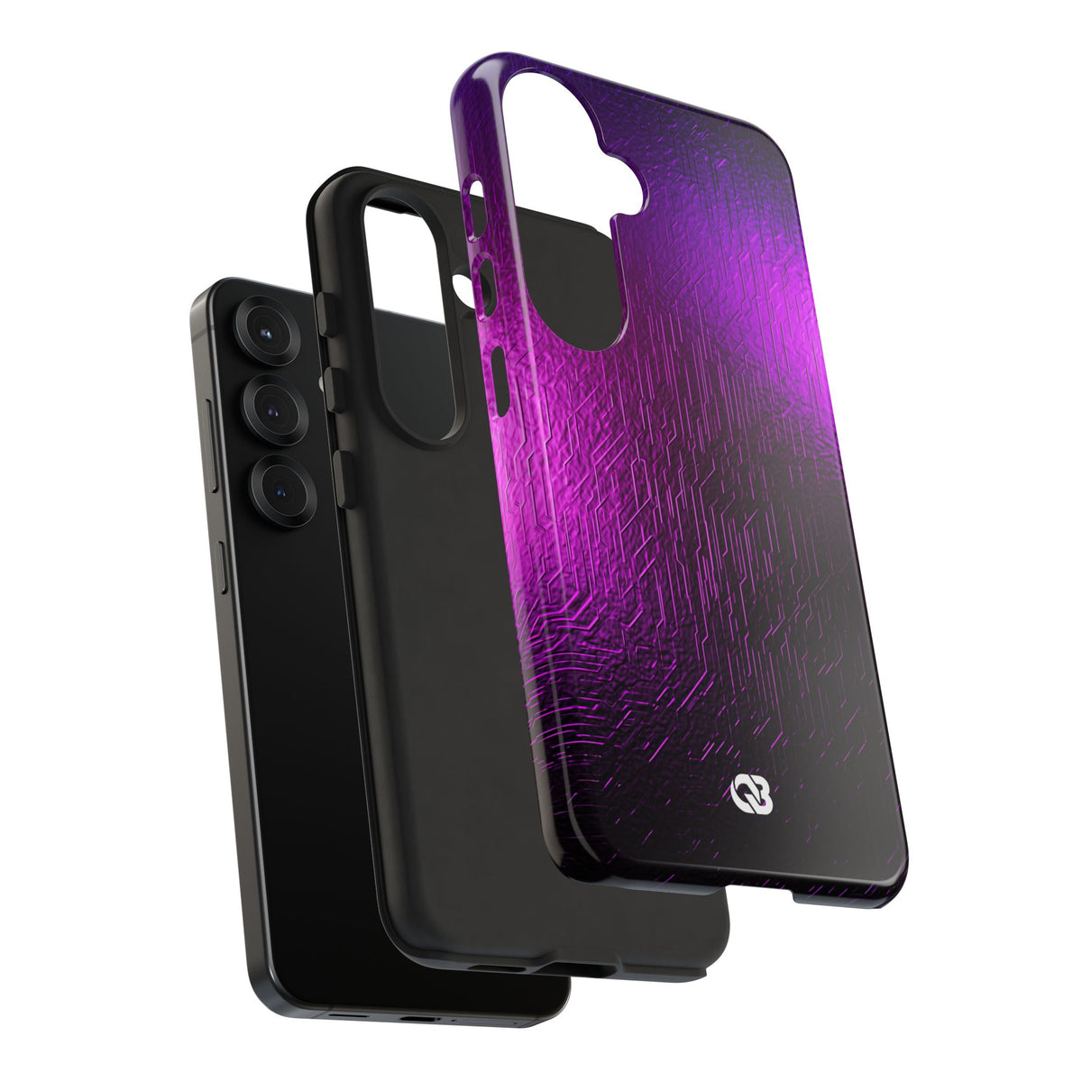 Violet Cyber Circuit · Tough Phone Case for Samsung · Purple