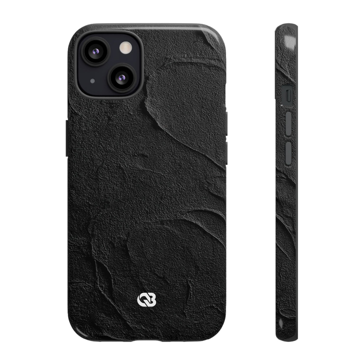 Obsidian Stucco Relief · Tough Phone Case for iPhone · Black