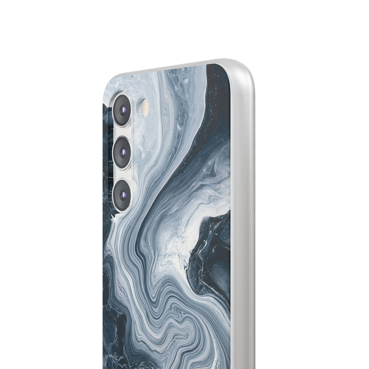 Suminagashi Ink Flow · Lite Phone Case for Samsung · Grey