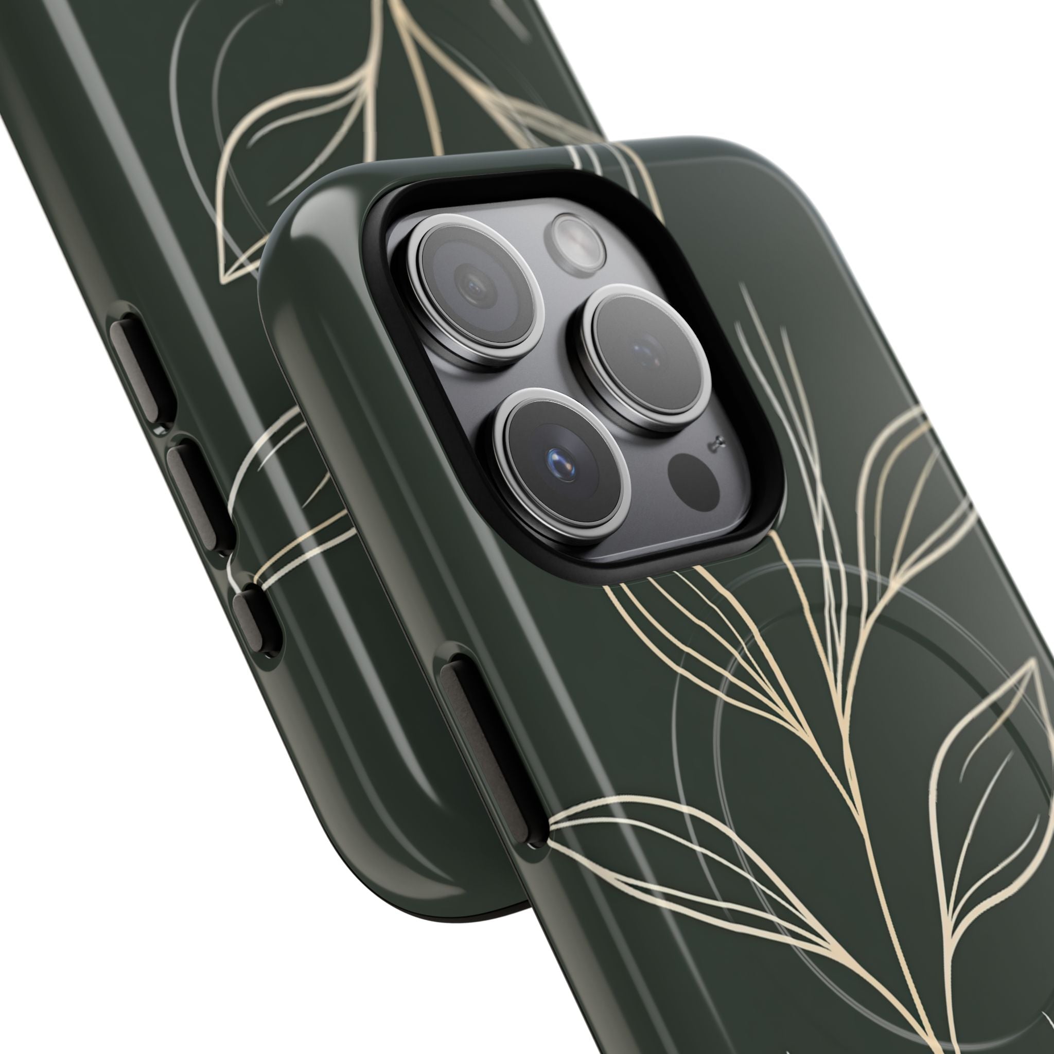 Green Tough 2.0 Magsafe Phone Case for iPhone - Deep Moss Willow
