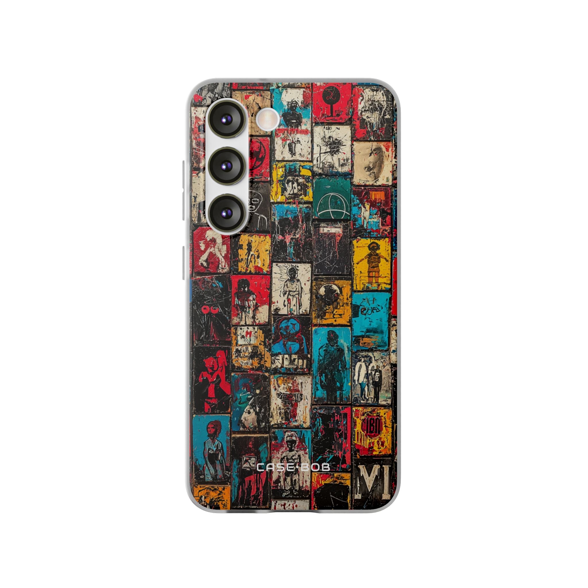 Figured Grid Samsung S23 Case - Soft