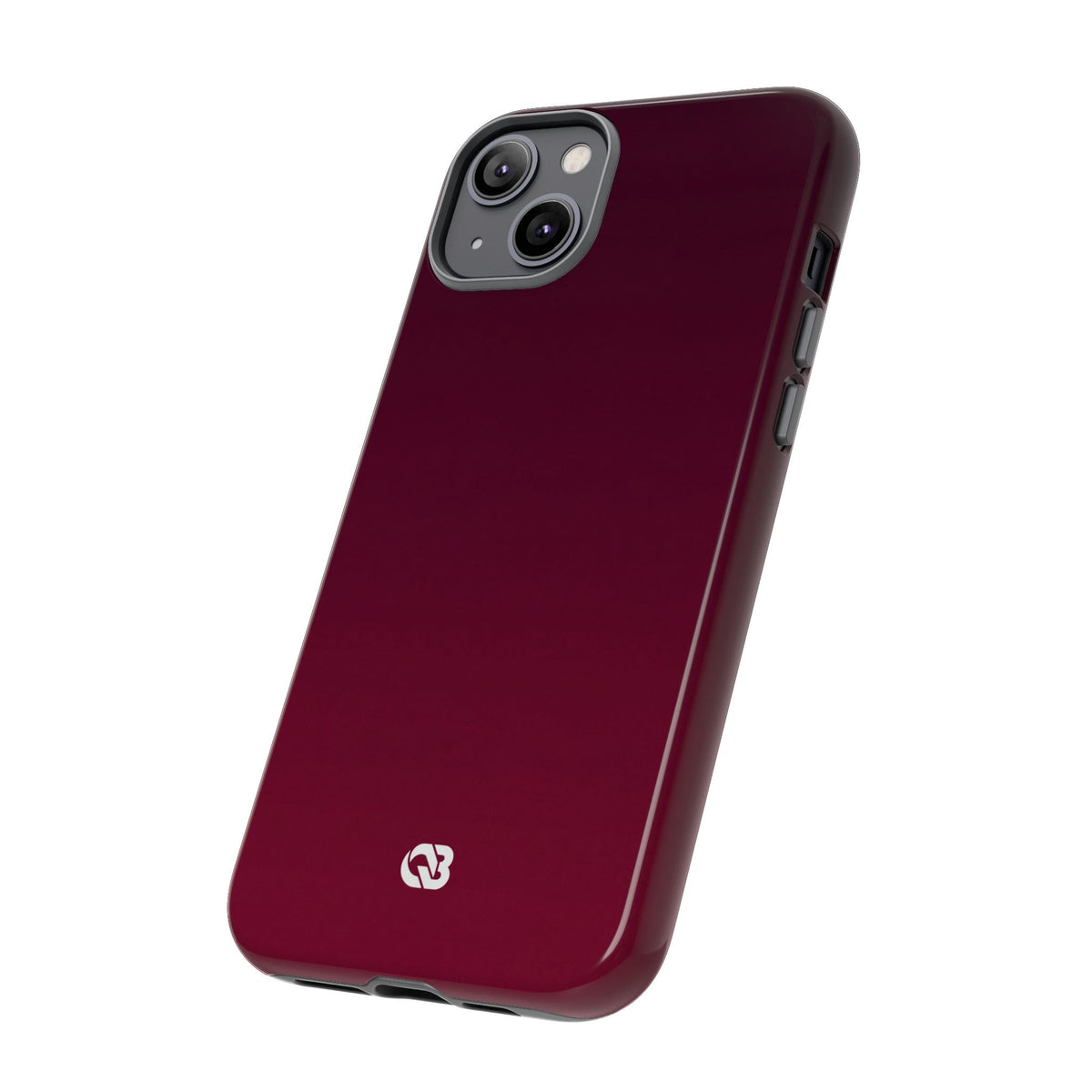 Red Tough Phone Case for iPhone - Deep Sangria Gradient