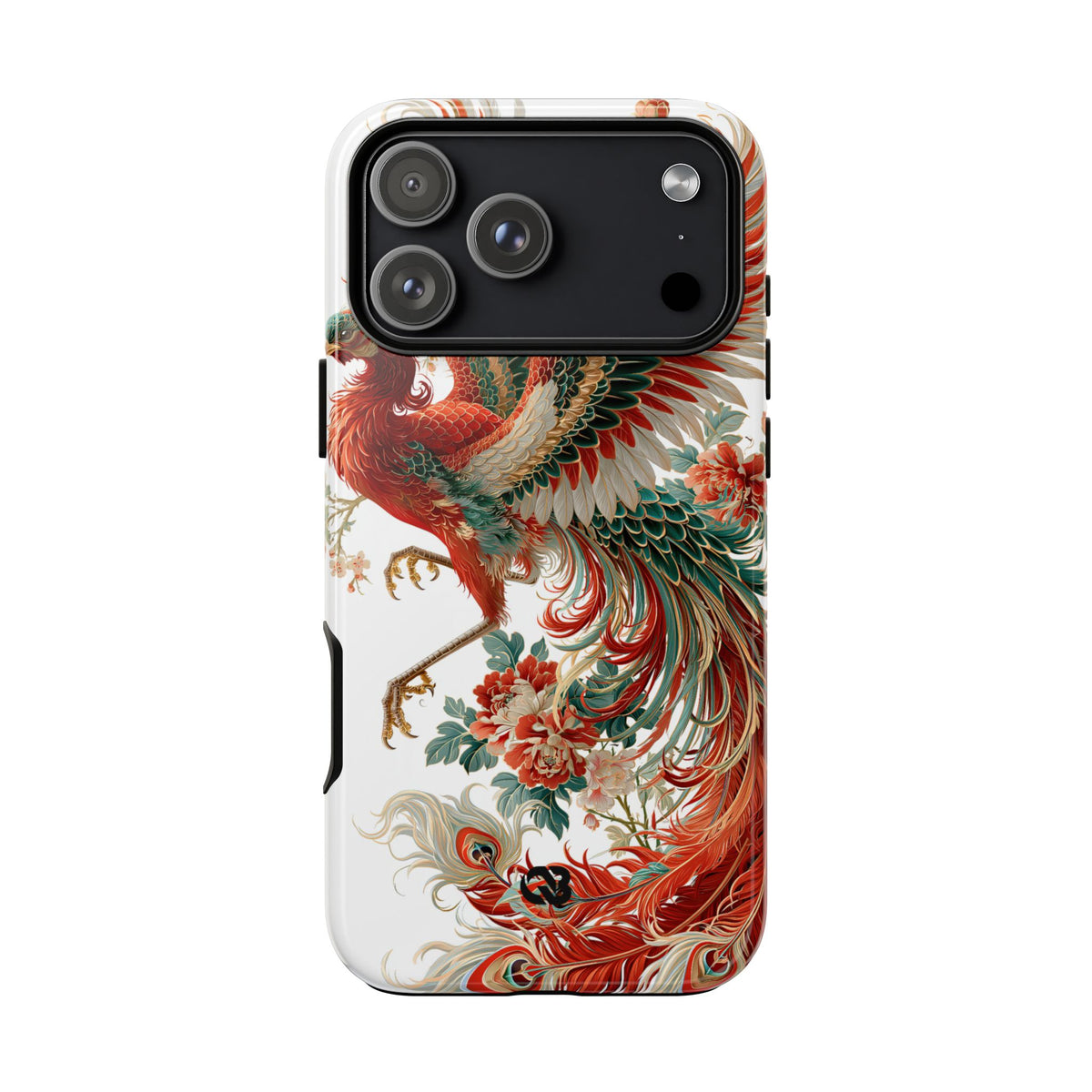 Vermilion Imperial Phoenix · Tough Phone Case for iPhone · Red