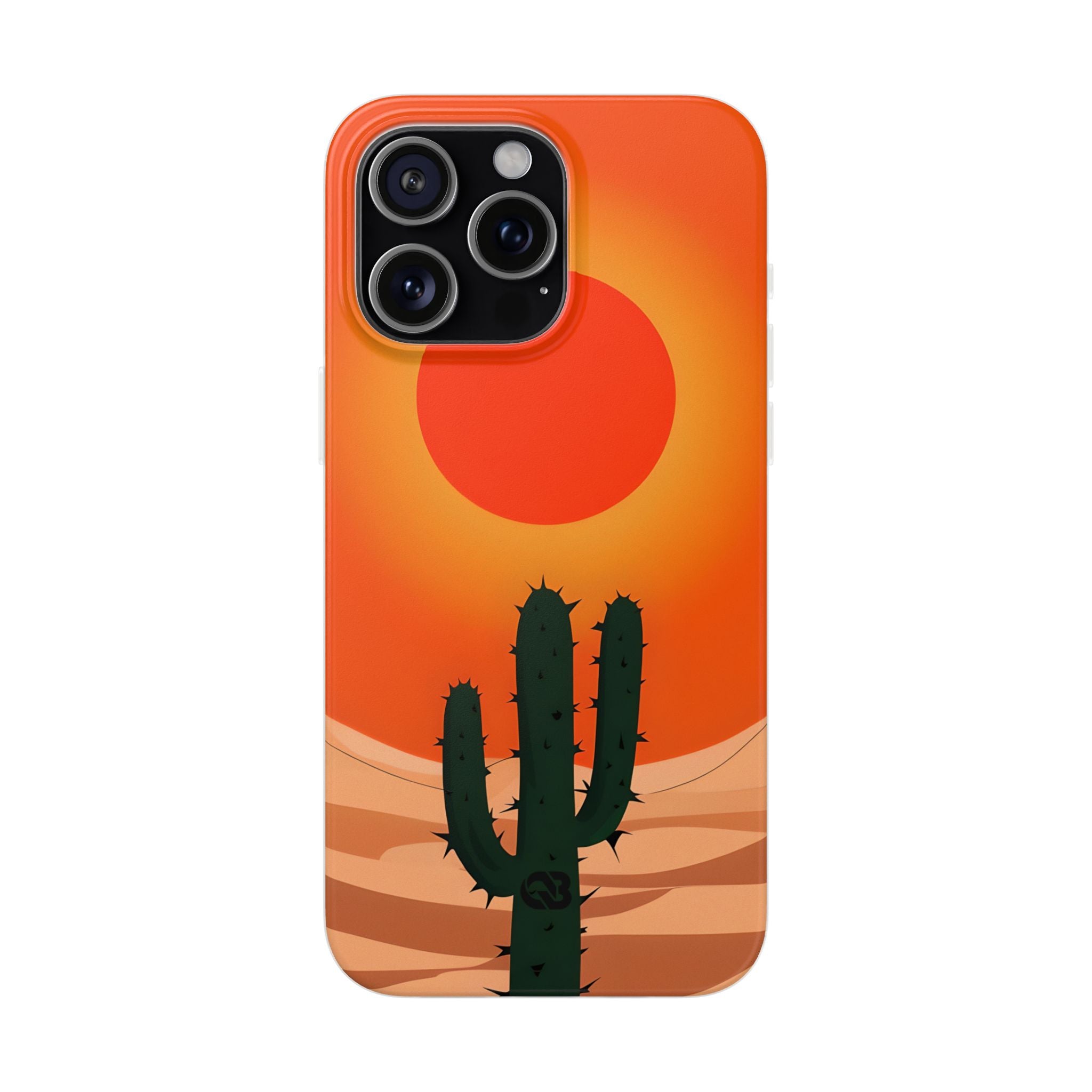 Scorched Saguaro Sunset · Soft Phone Case for iPhone