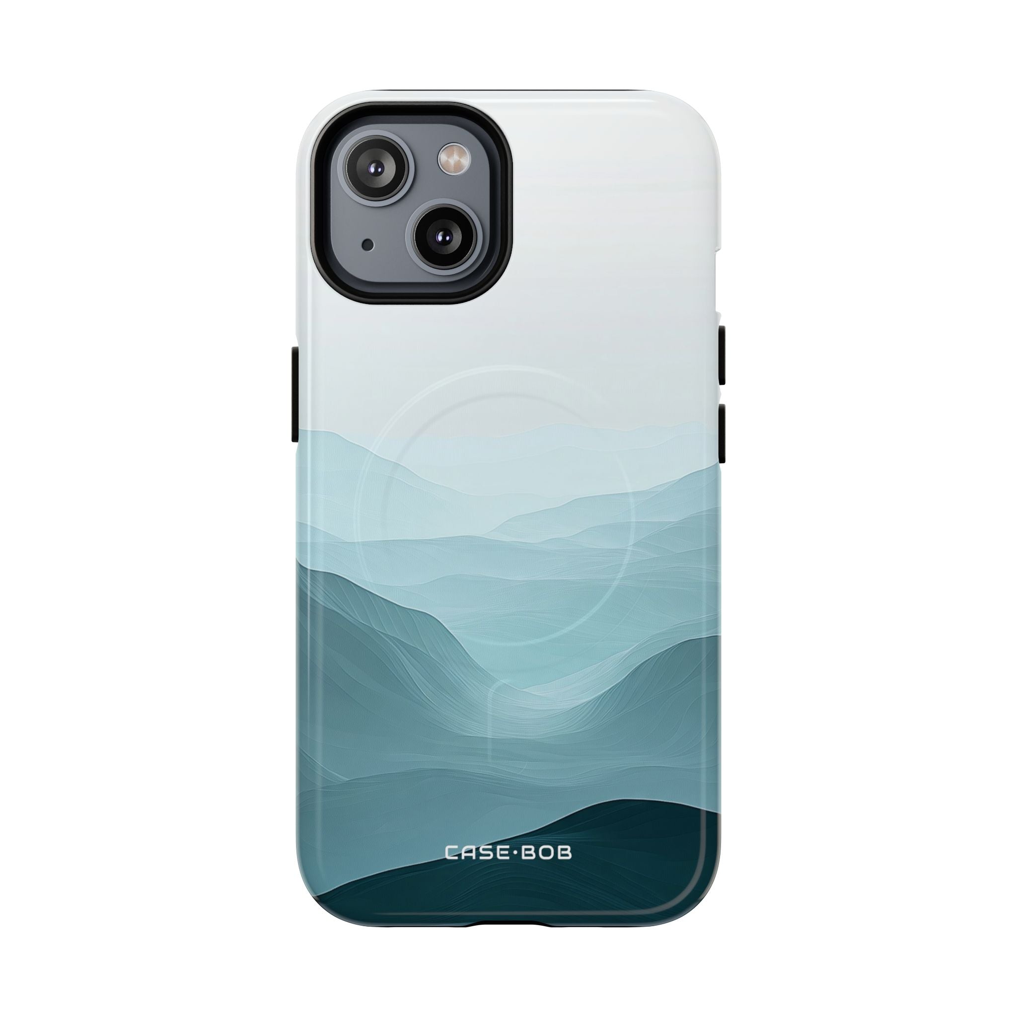 Teal Mist Mountains iPhone 14 Case - Tough+