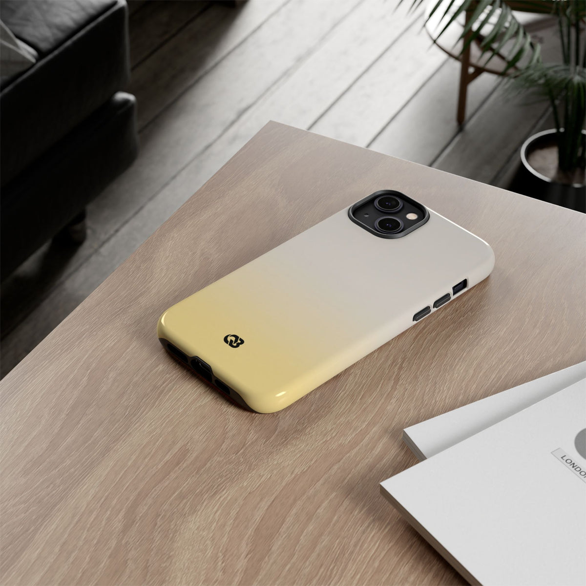 Yellow Tough Phone Case for iPhone - Bleached Citron Haze