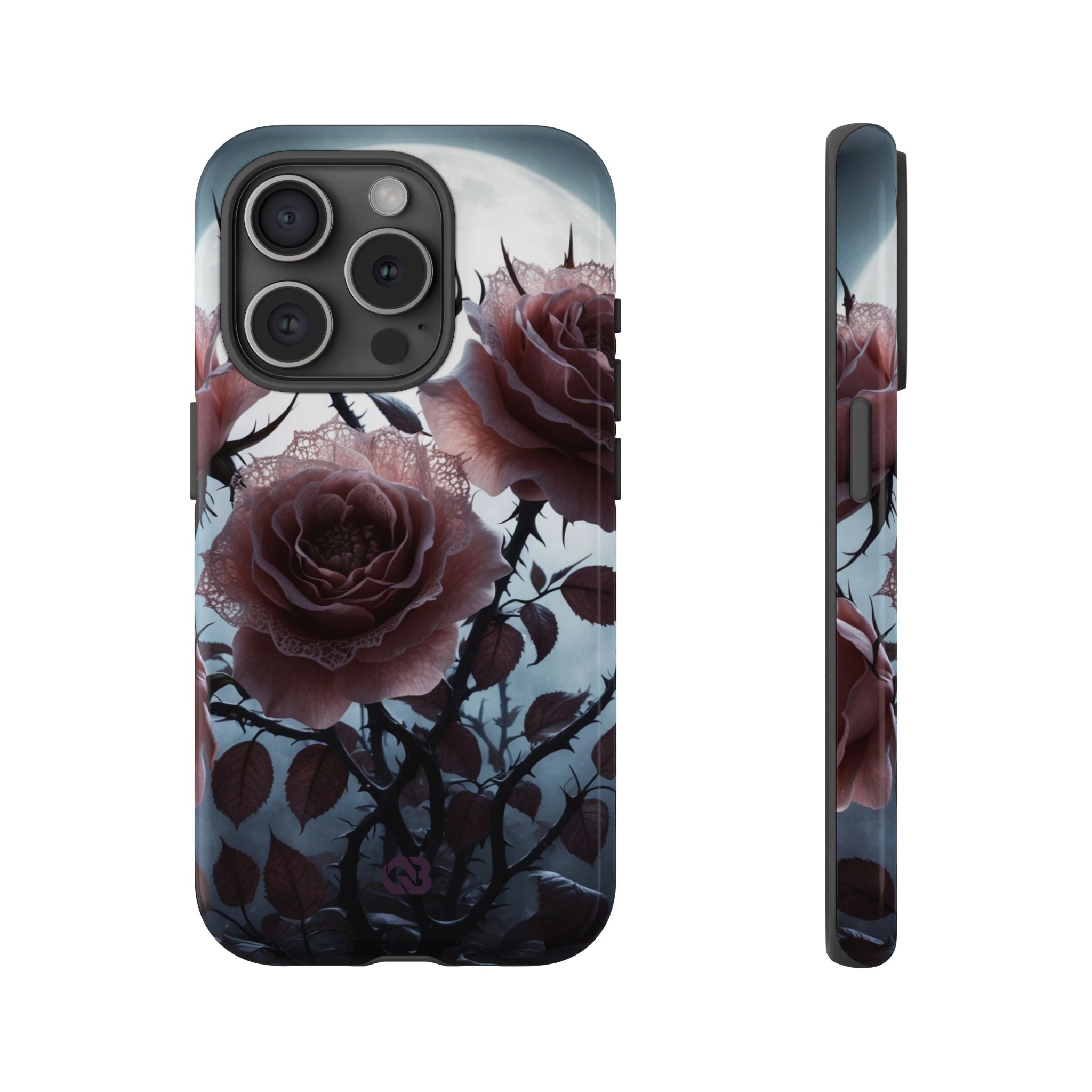 Lunar Lace Petals · Tough Coque de téléphone pour iPhone