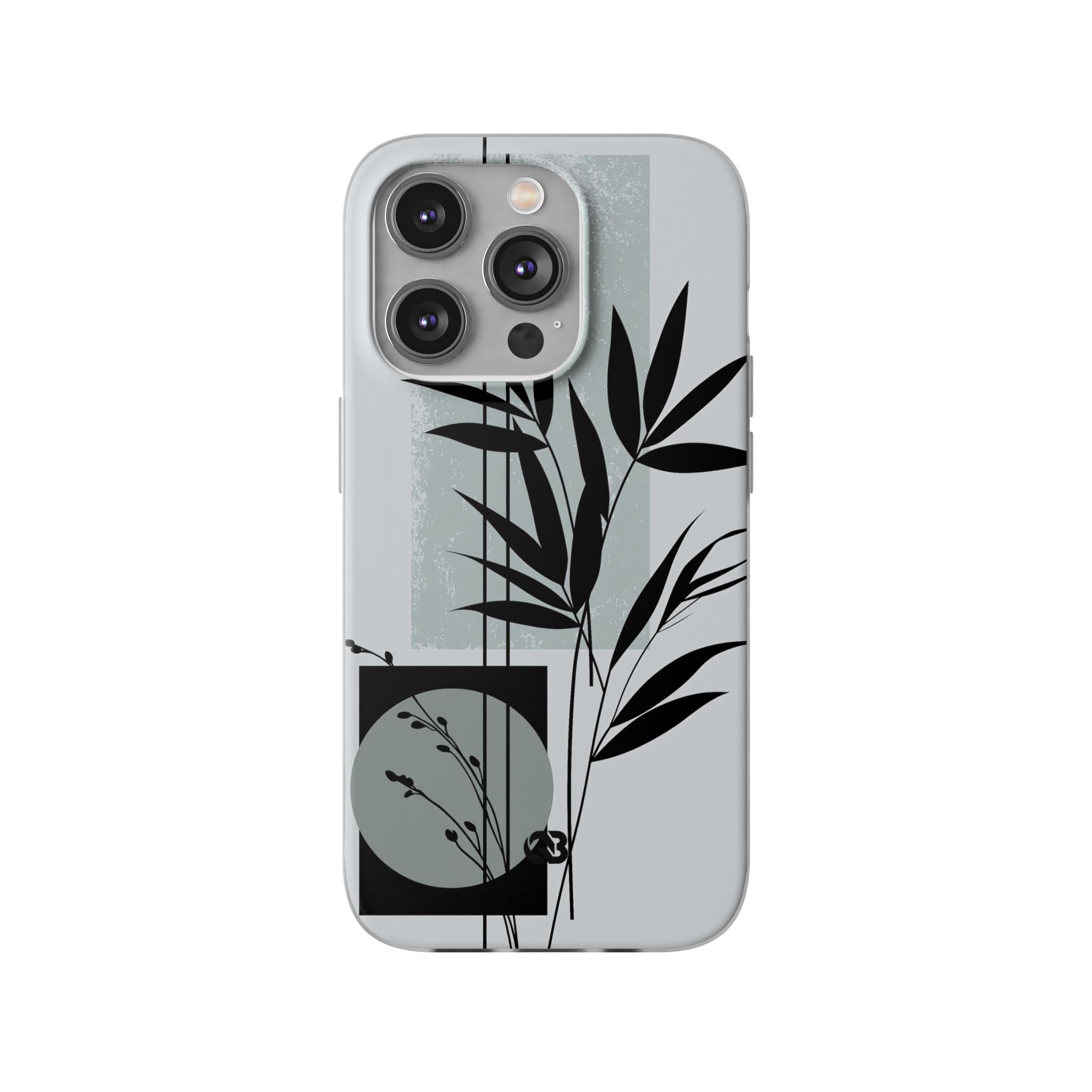 Grey Lite Phone Case for iPhone - Sage Bamboo Noir