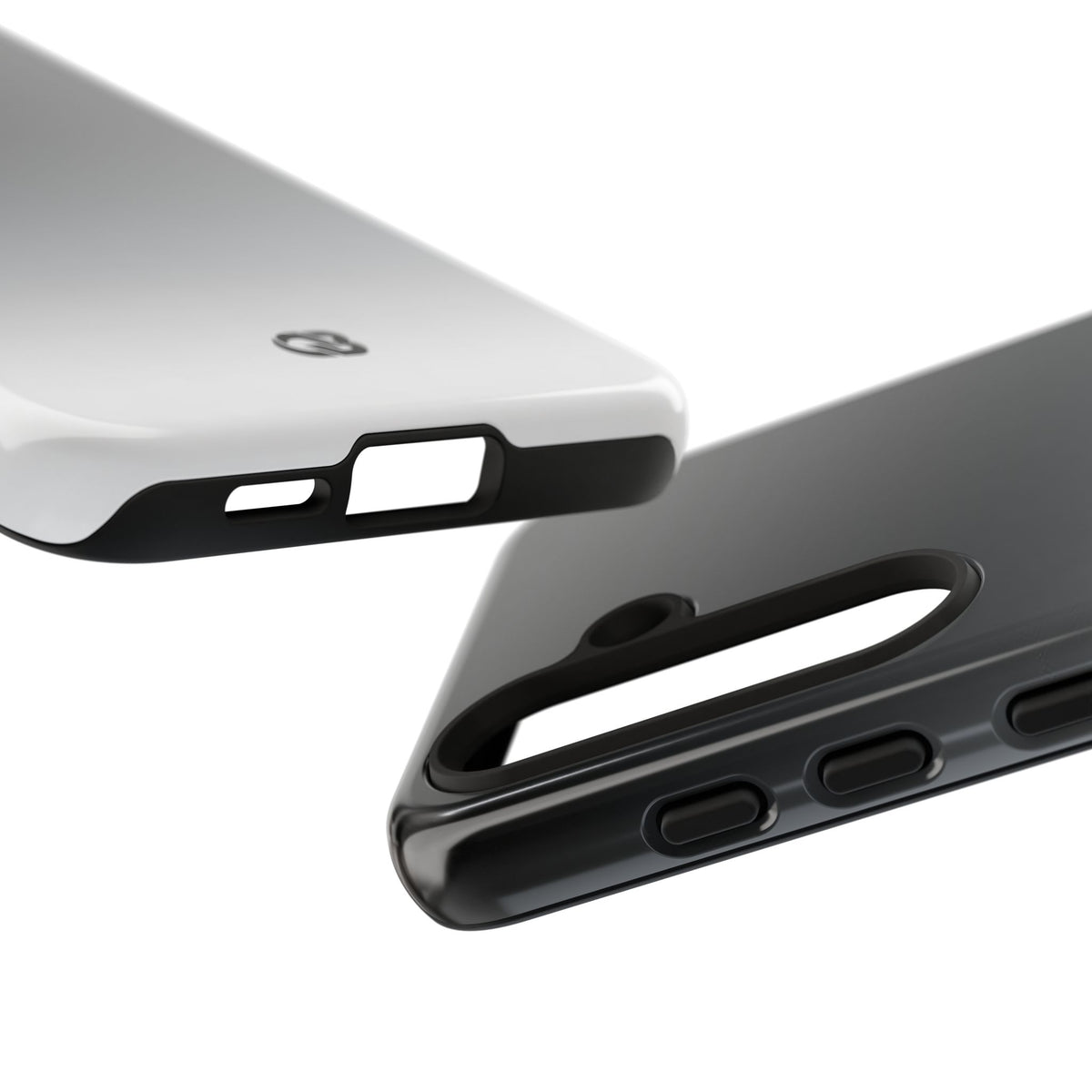 Noir Ombre Fade · Tough Phone Case for Samsung · Black