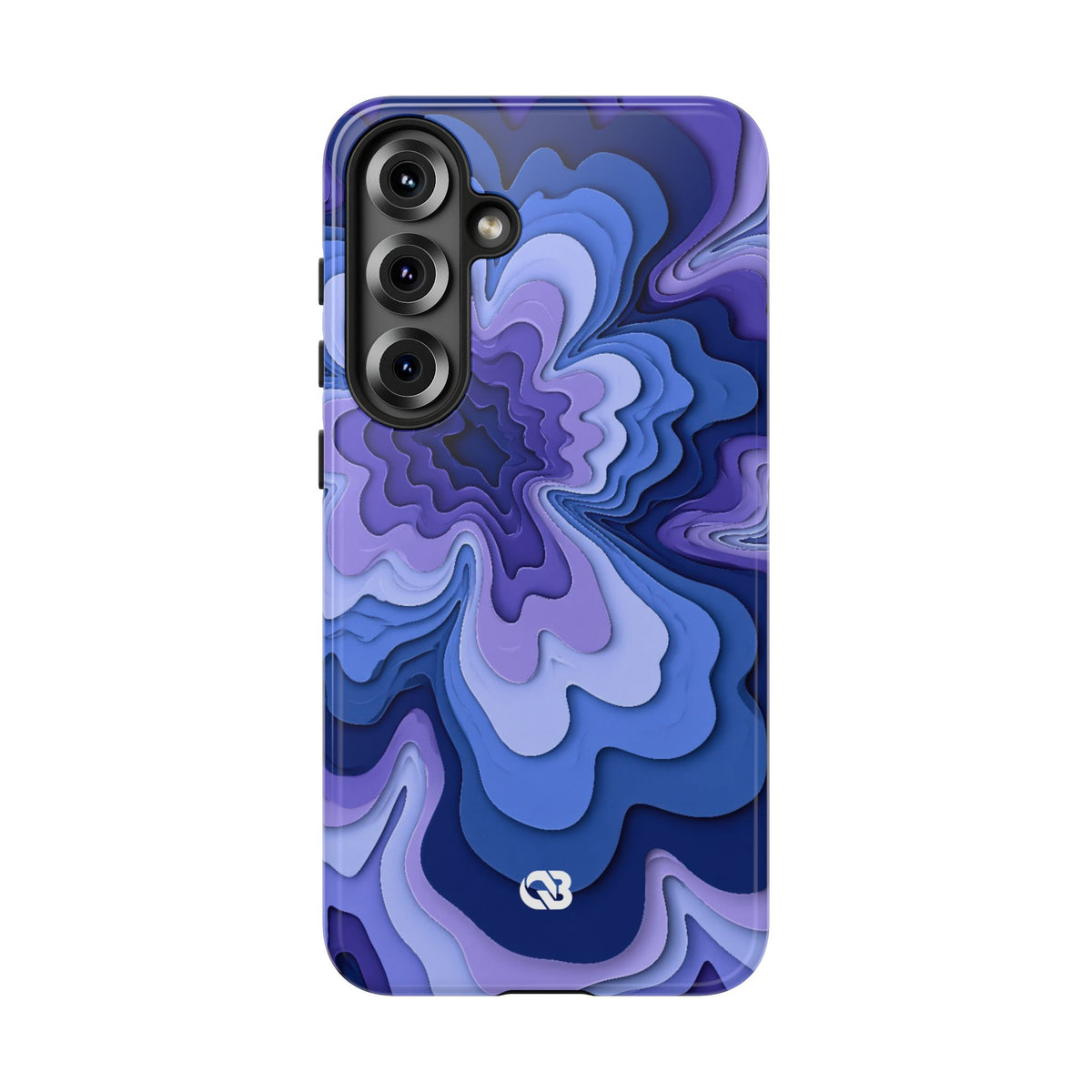 Periwinkle Strata Bloom · Tough Phone Case for Samsung · Purple
