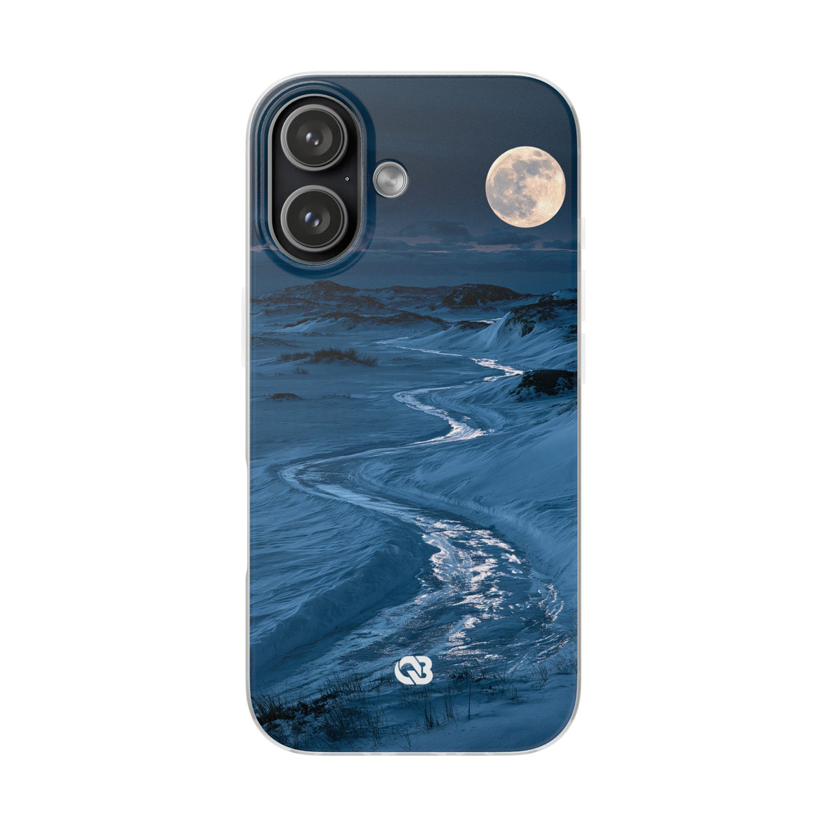 Arctic Moon Drift · Lite Phone Case for iPhone · Blue