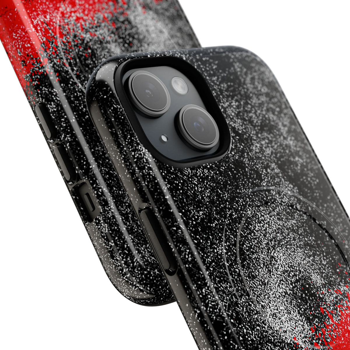 Crimson Noir Drip · Tough 2.0 Magnetic Phone Case for iPhone · Black