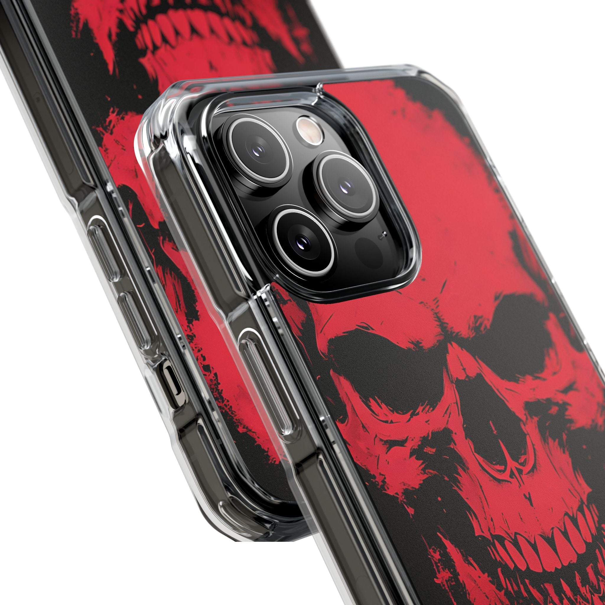 Crimson Street Skull · Impact Phone Case for iPhone · Magsafe