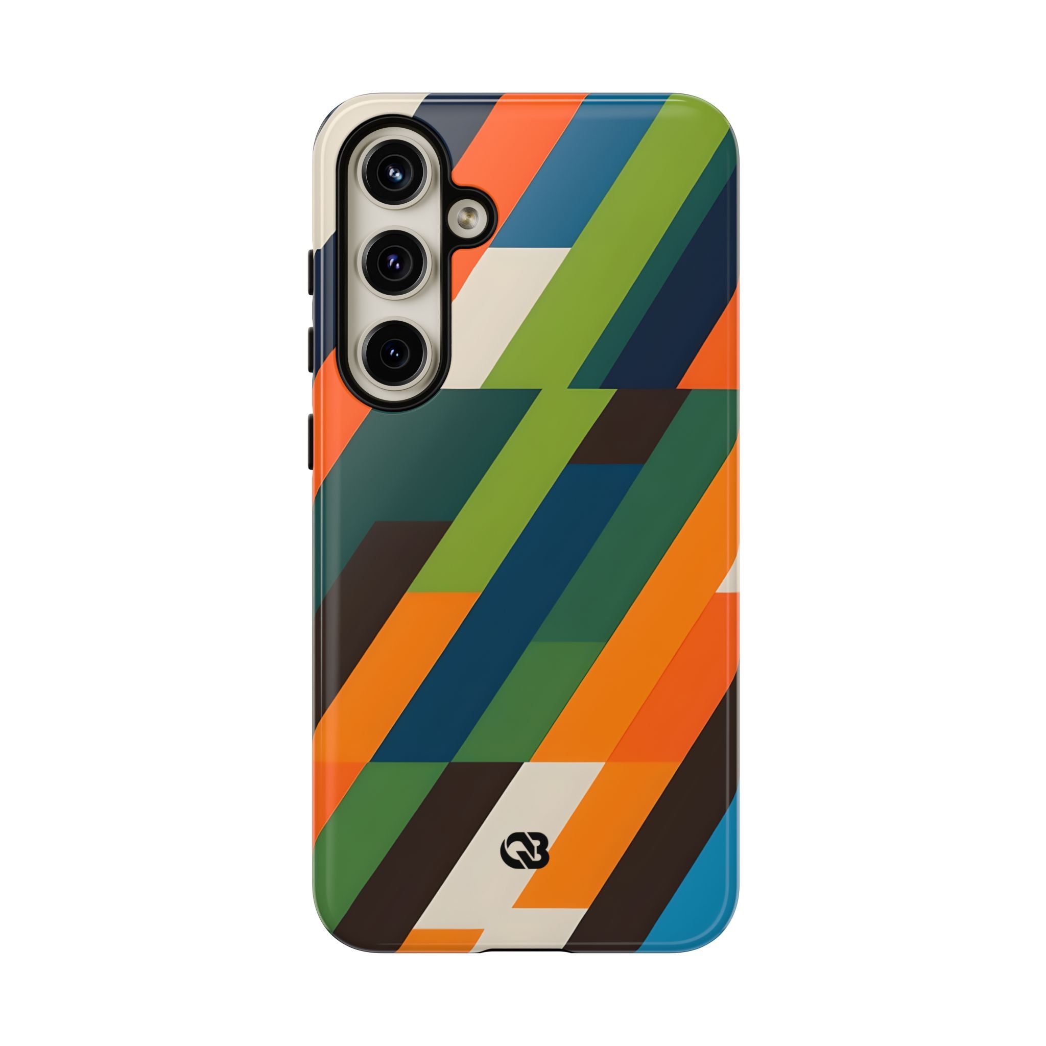 Angled Retro Mosaic · Tough Handyhülle für Samsung