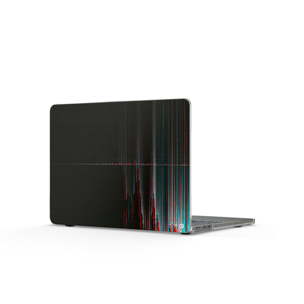 Chromatic Fracture · Clear Hard Case for MacBook · Black