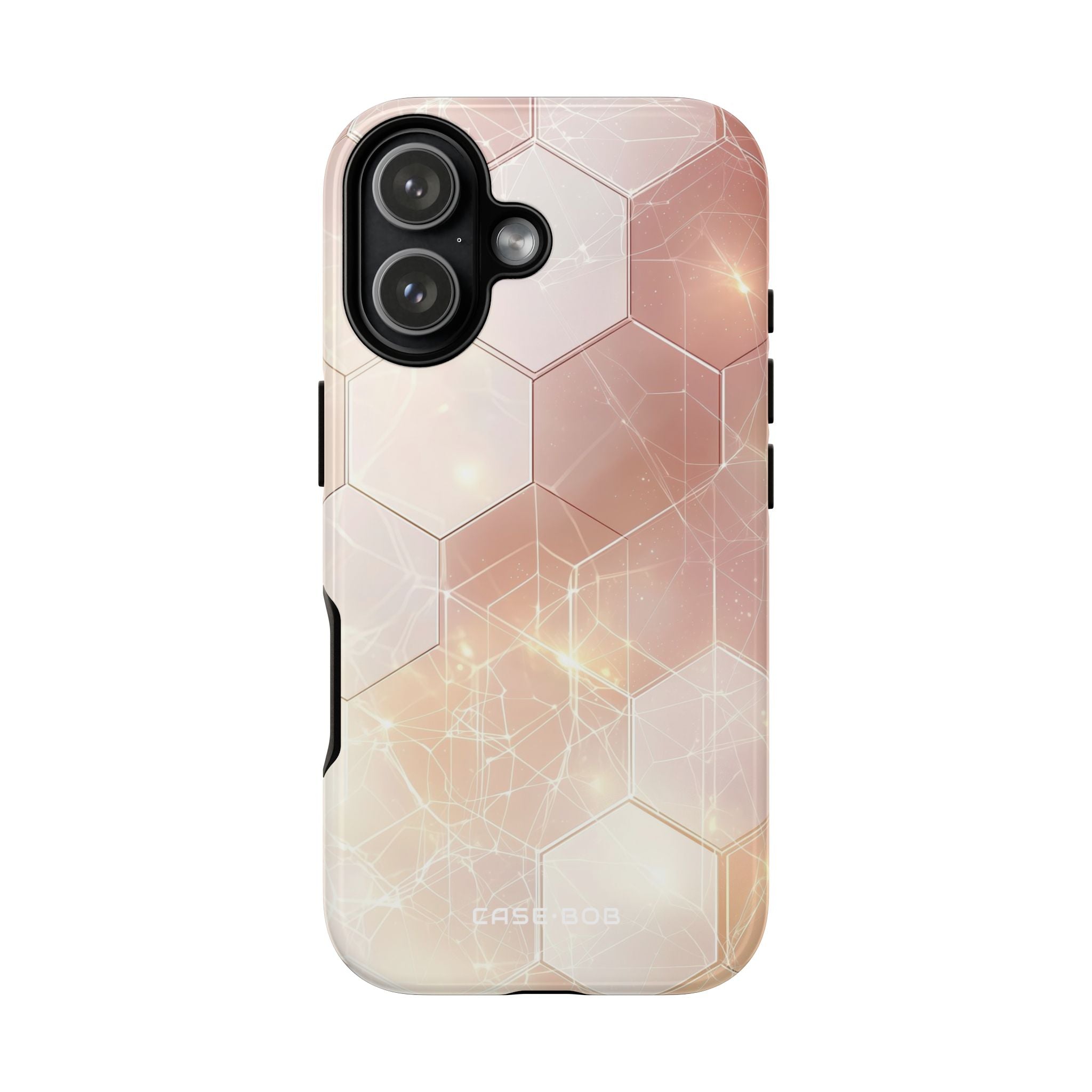 Honeycomb Glow iPhone 17 Case - Tough - CASE•BOB