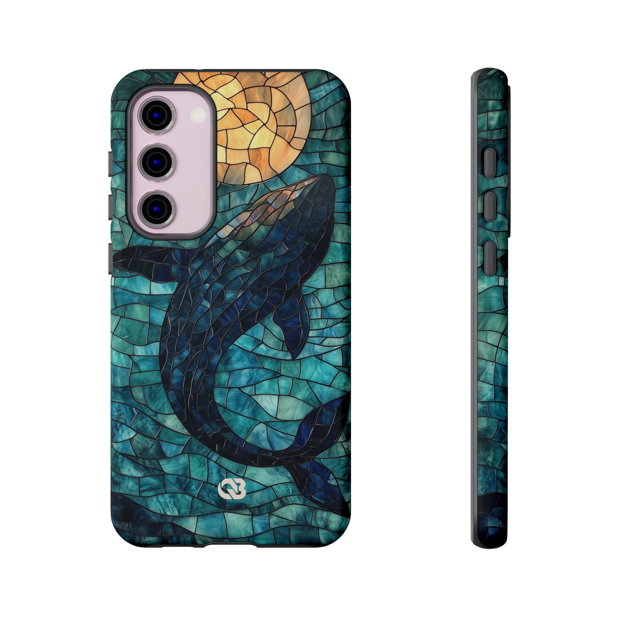 Stained Moon Whale · Tough Coque de téléphone pour Samsung