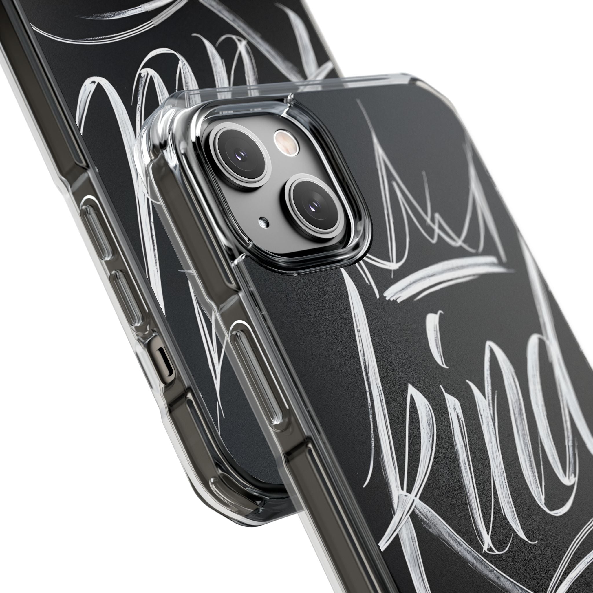Noir Crown Script · Impact Phone Case for iPhone · Magsafe