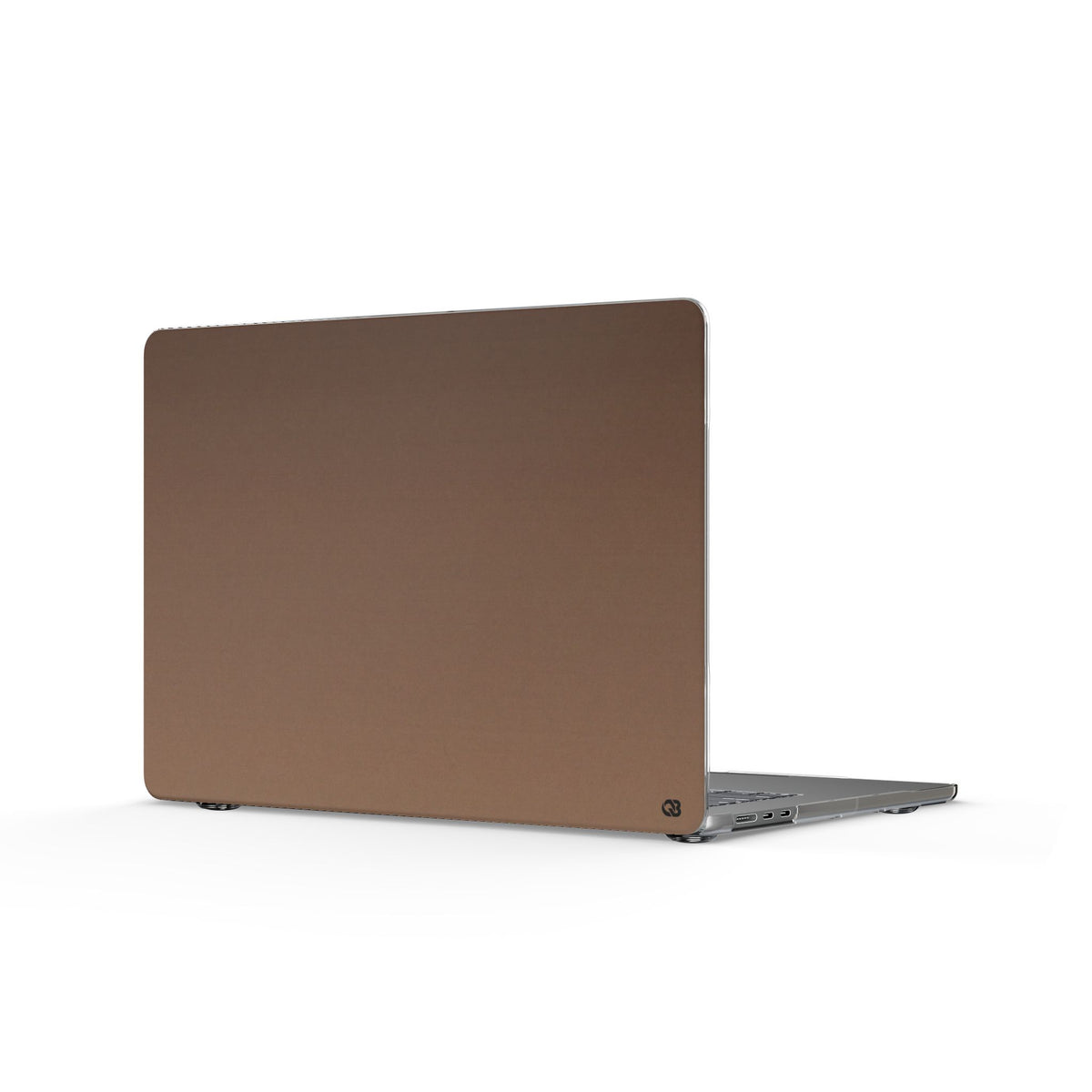 Umber Fade · Clear Hard Case for MacBook · Brown