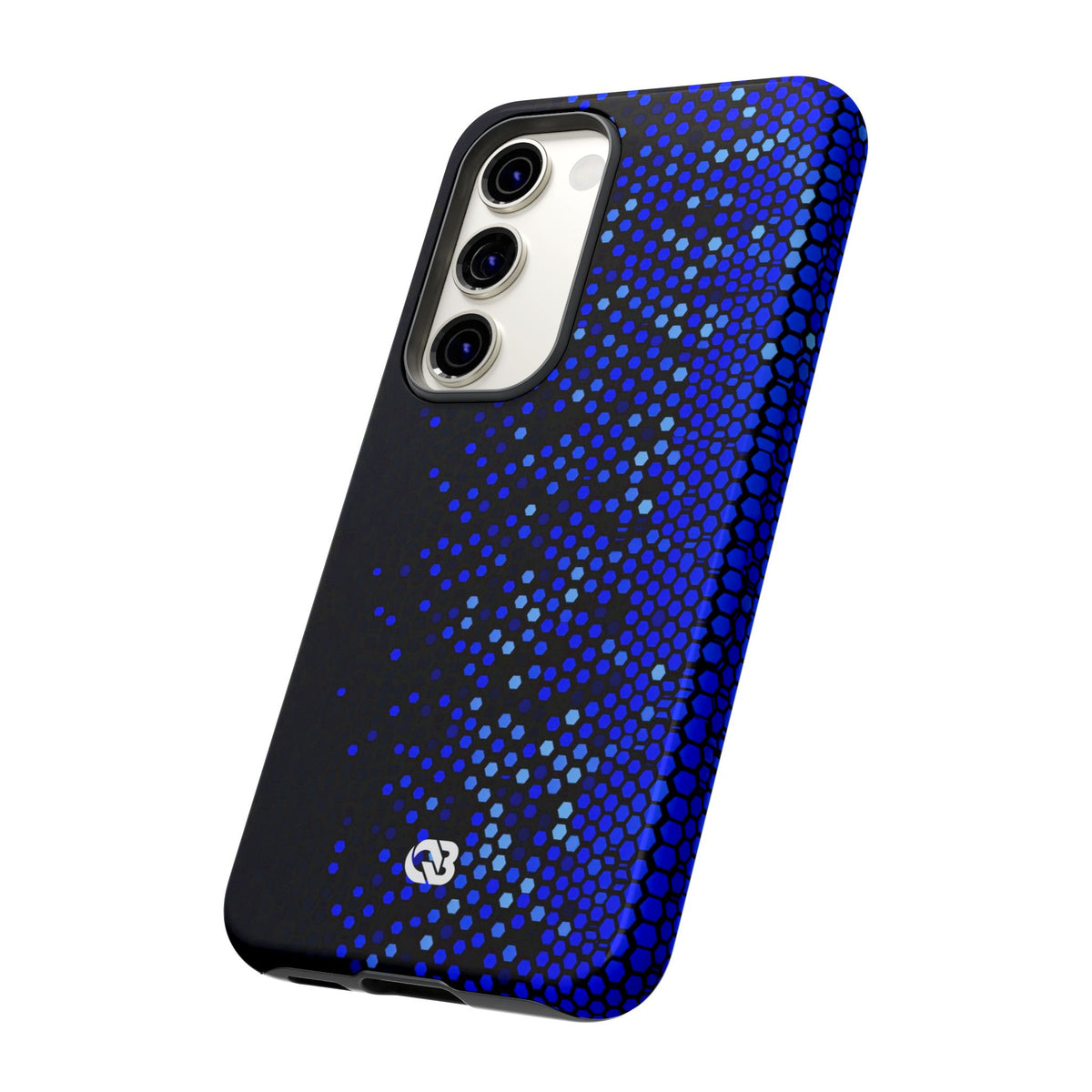 Cobalt Hex Dispersion · Tough Phone Case for Samsung · Blue